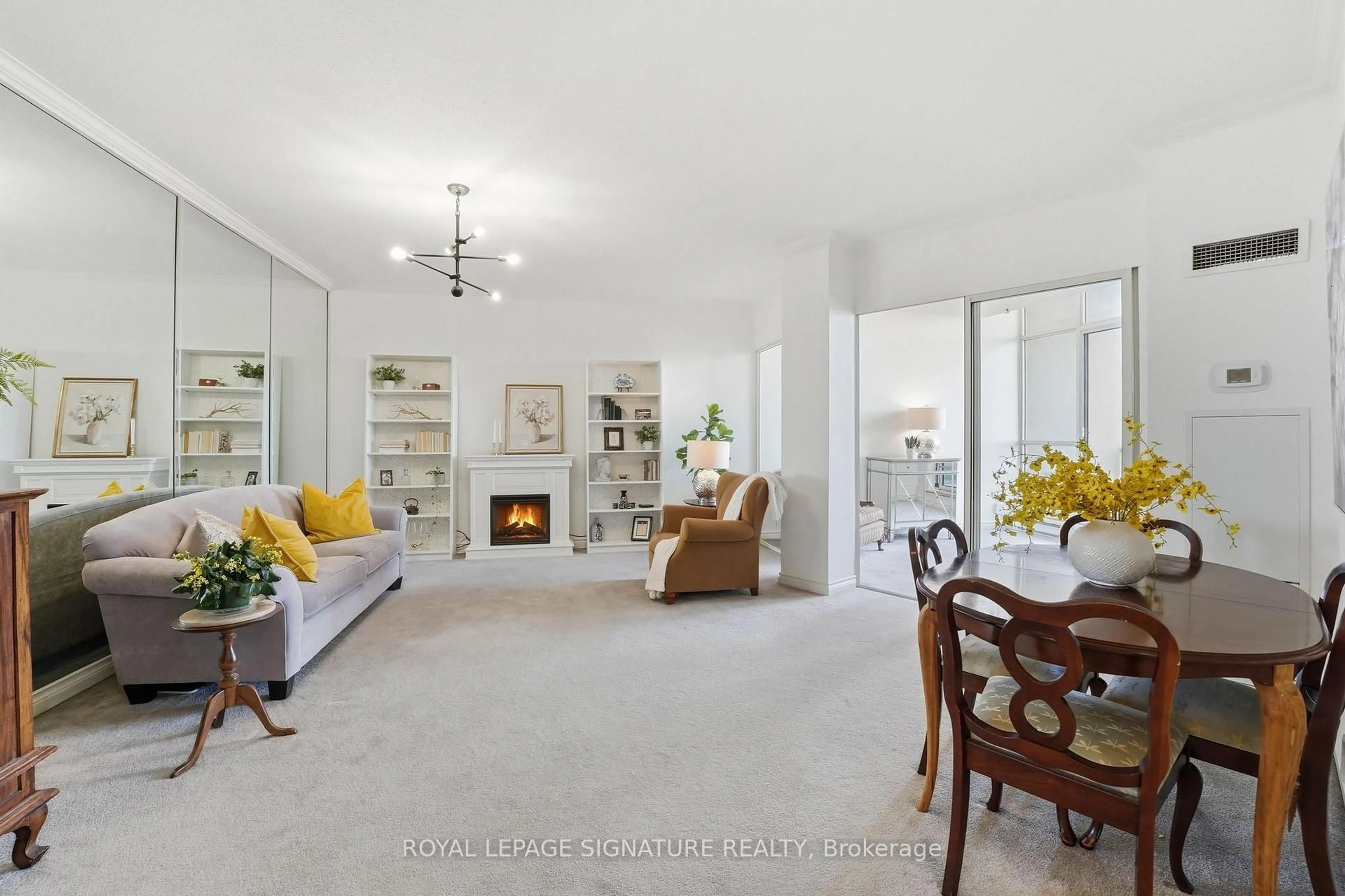Living room with furniture, unknown for 20 Guildwood Pkwy #PH1, Toronto Ontario M1E 5B6