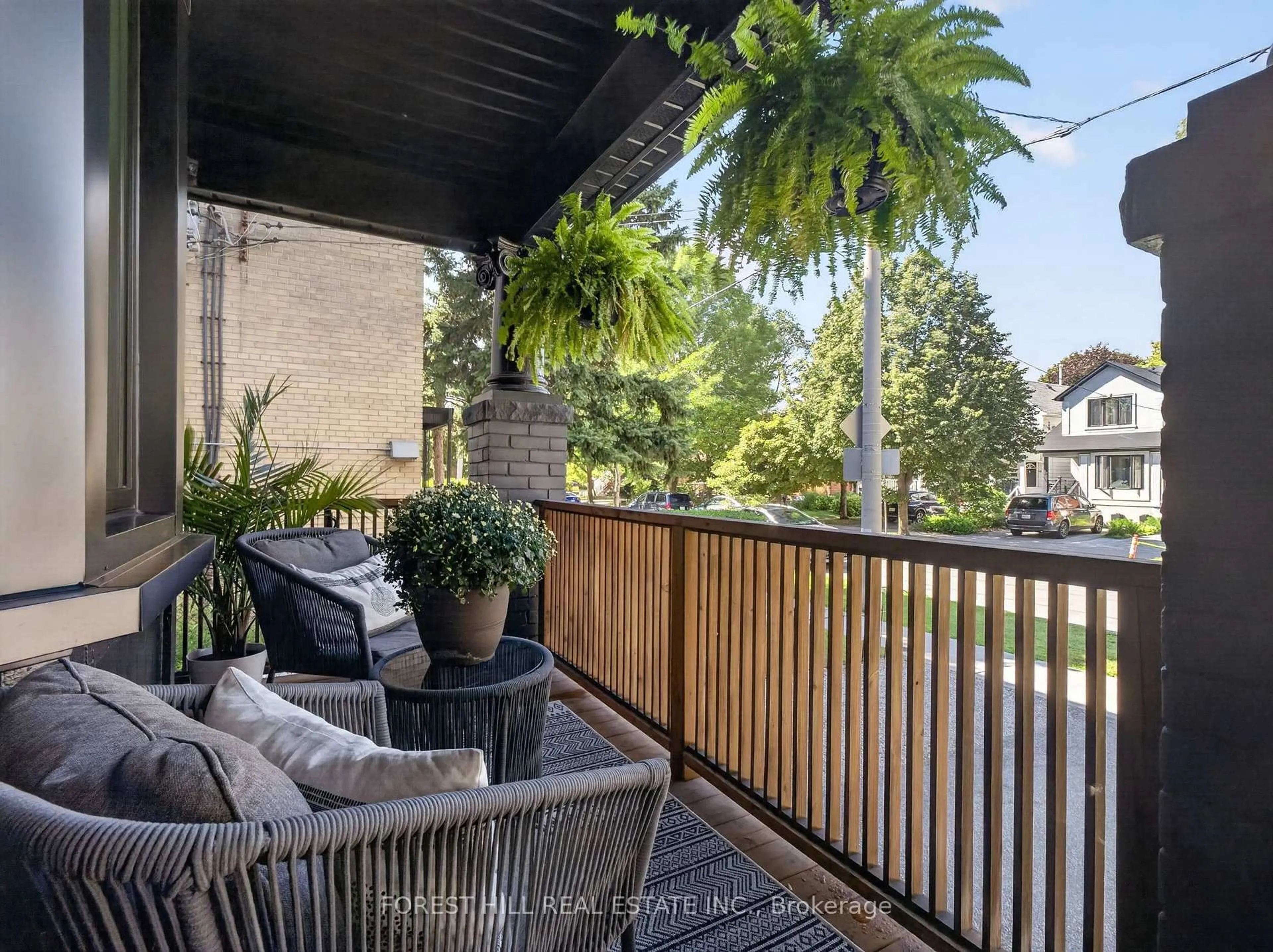 Balcony in the apartment, street for 139 Gamble Ave, Toronto Ontario M4J 2P2