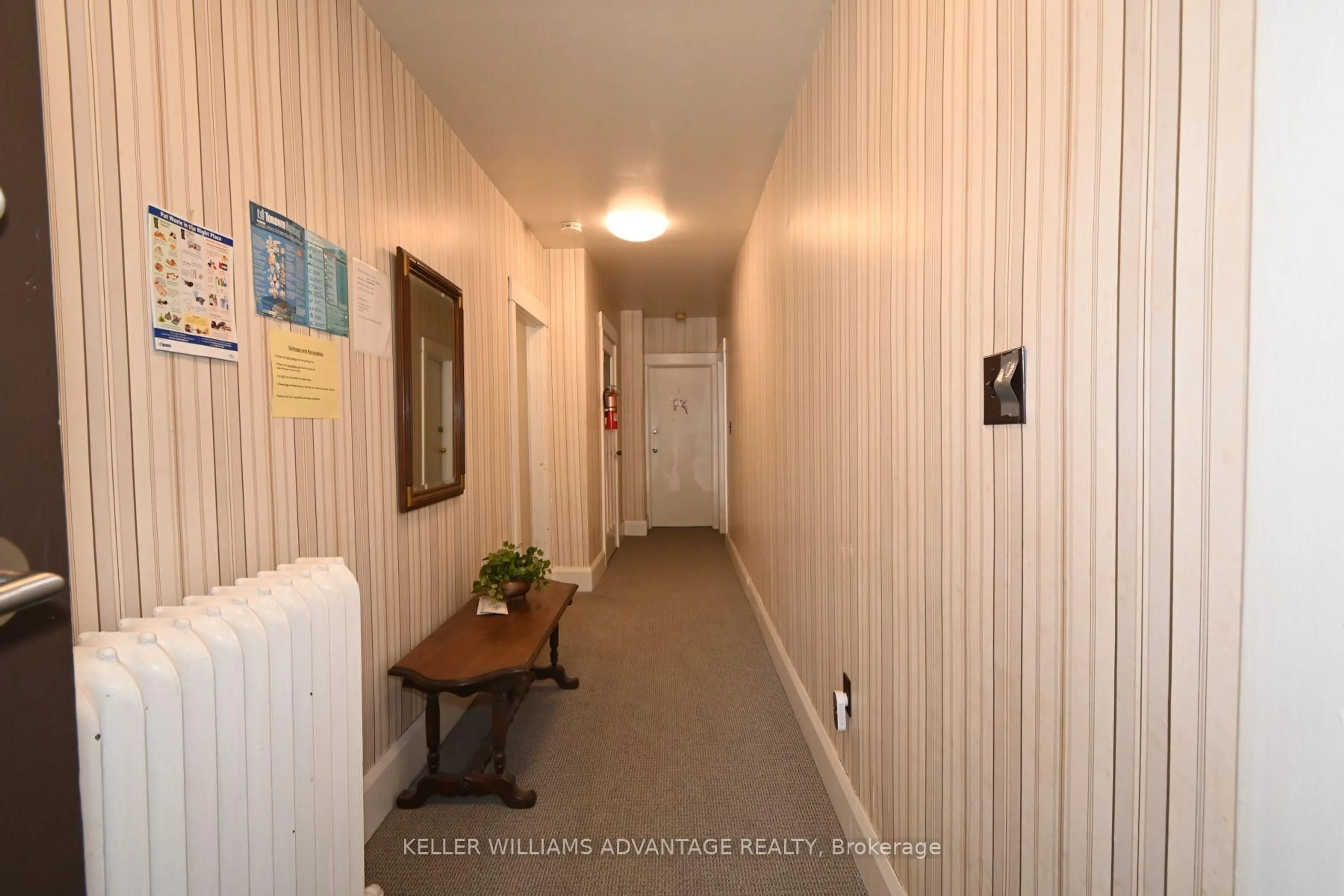 Indoor foyer for 110-112 Dewhurst Blvd, Toronto Ontario M4J 3J3