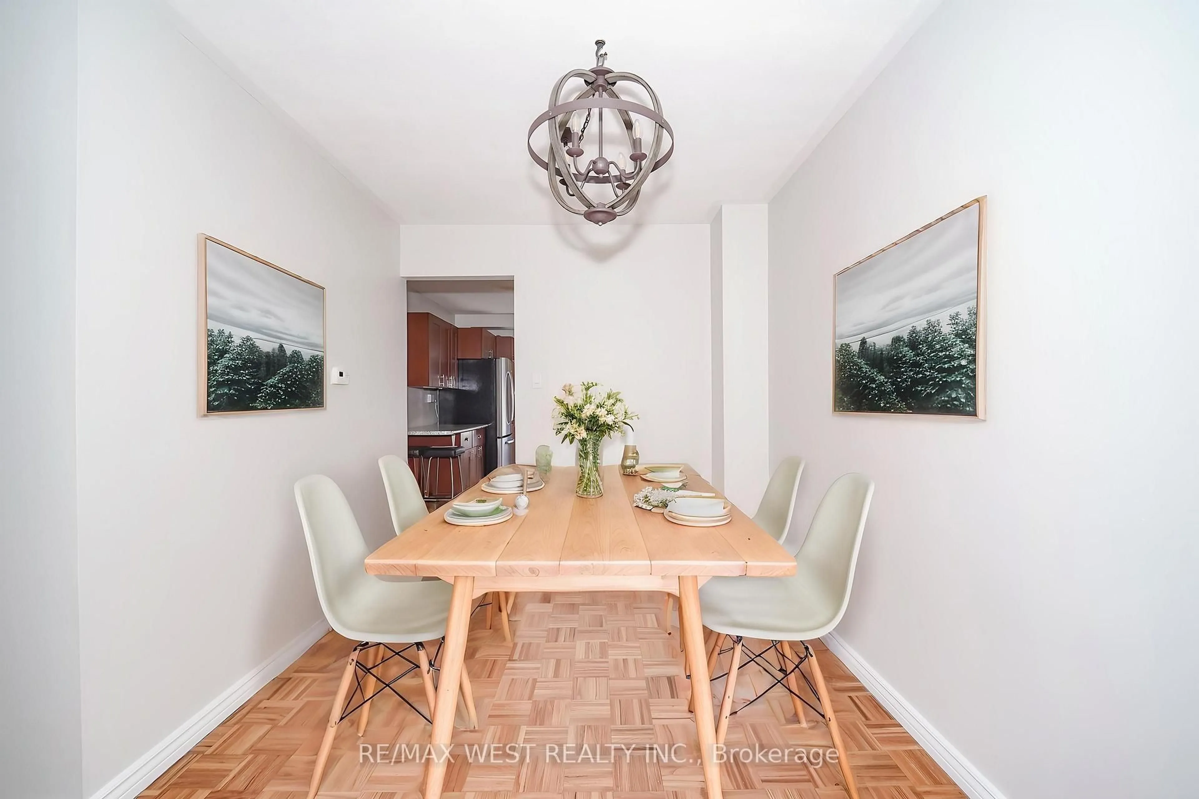 Dining room, wood/laminate floor for 58 Rands Rd, Ajax Ontario L1S 3P3