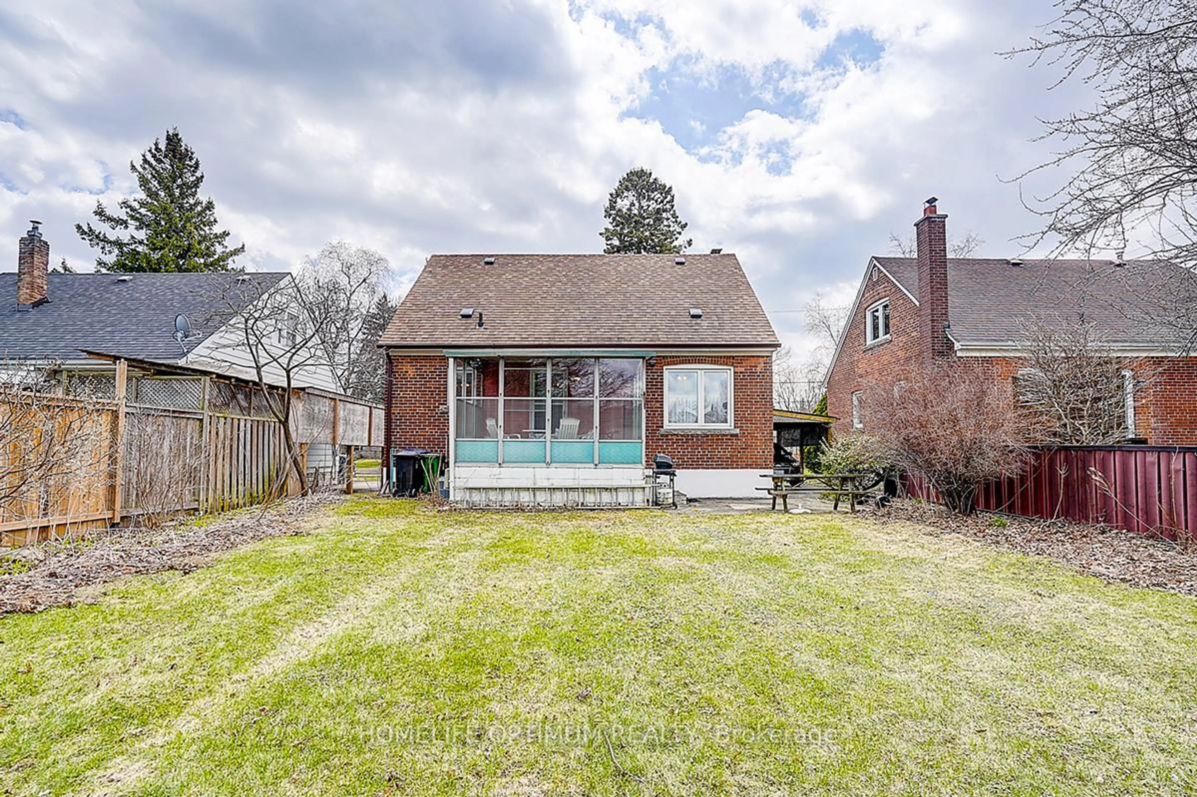 Home with brick exterior material, street for 16 Ayre Point Rd, Toronto Ontario M1M 1G5