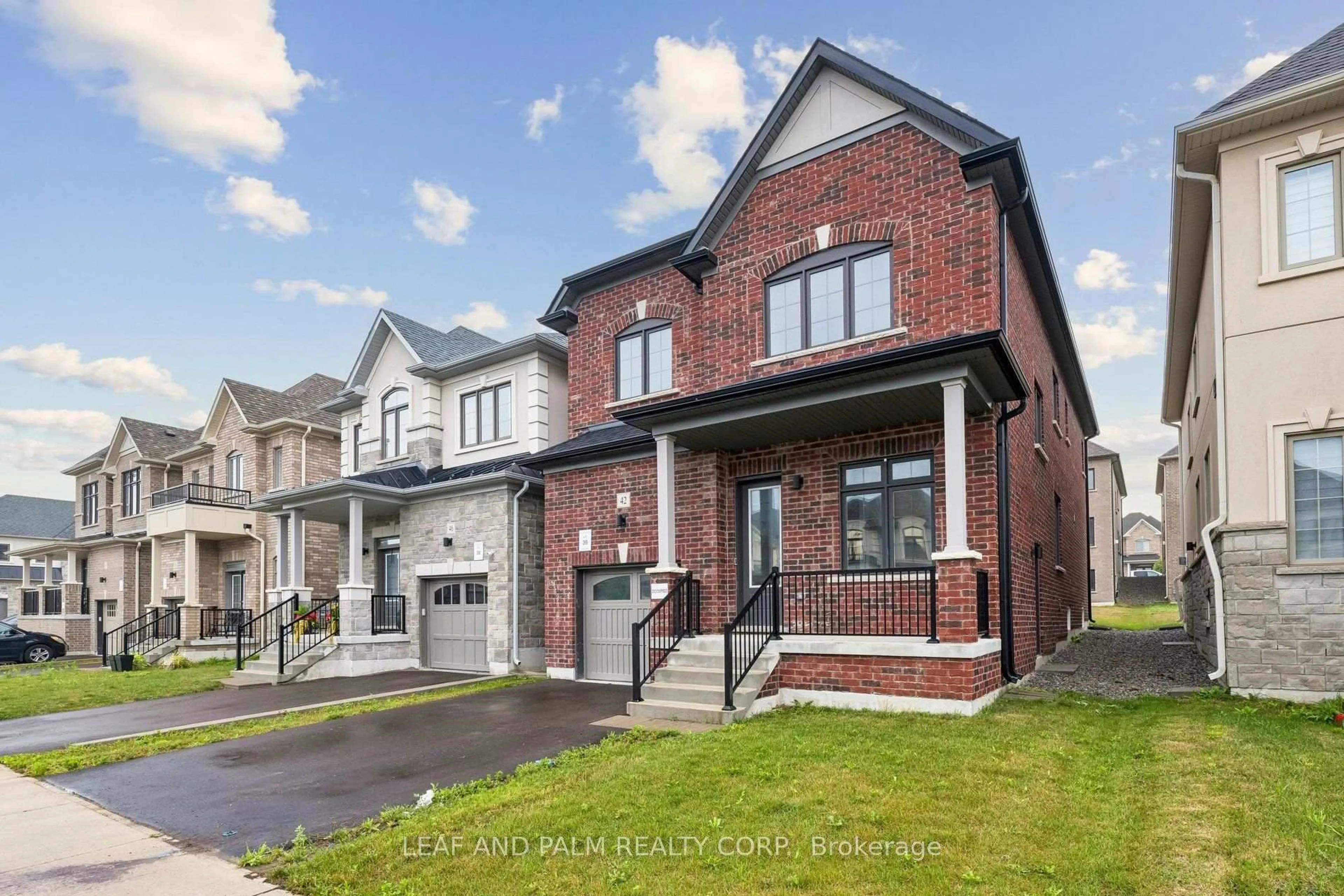 Home with brick exterior material, street for 42 Northrop Ave, Clarington Ontario L1B 0W7