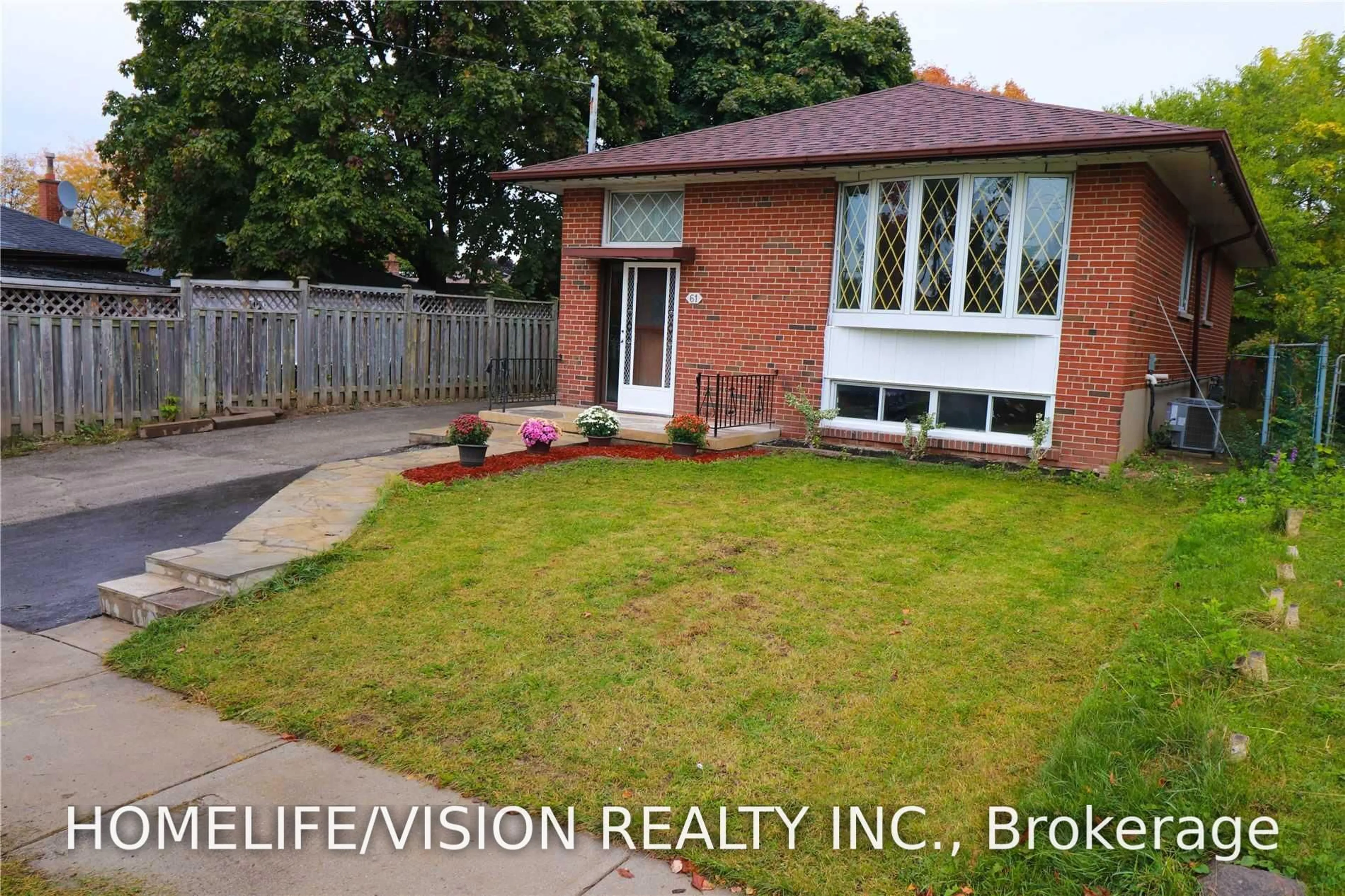 A pic from outside/outdoor area/front of a property/back of a property/a pic from drone, street for 61 Lewiston Rd #Bsmt, Toronto Ontario M1P 1X8