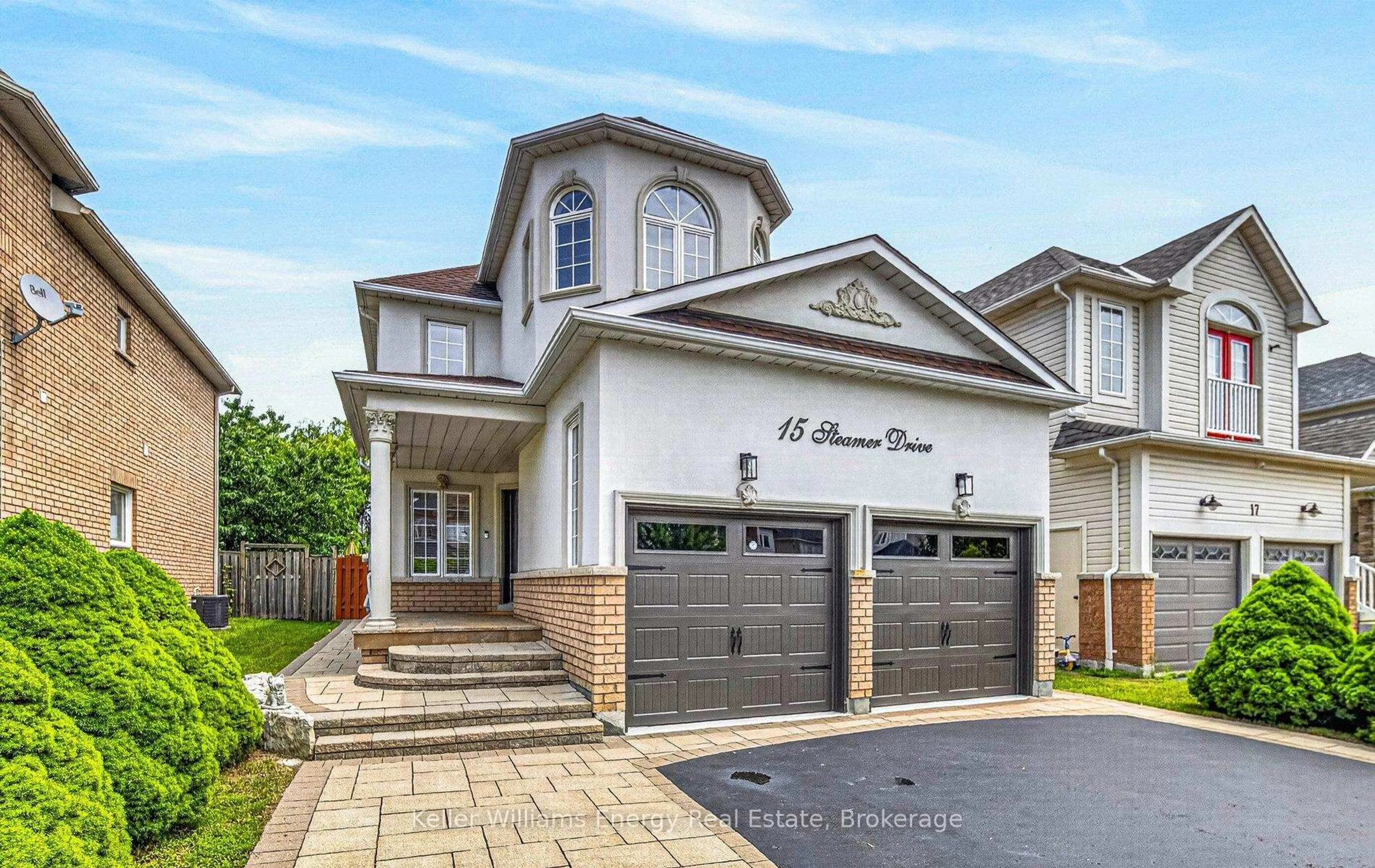 Home with brick exterior material, street for 15 Steamer Dr, Whitby Ontario L1N 9X6
