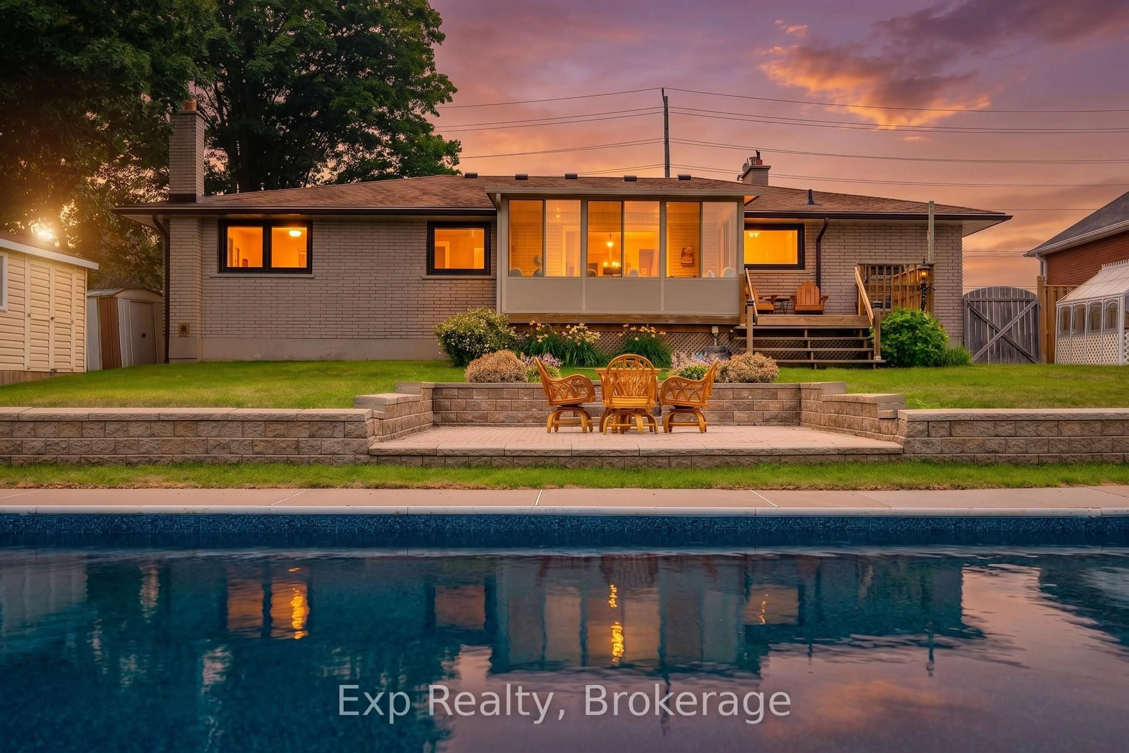 A pic from outside/outdoor area/front of a property/back of a property/a pic from drone, unknown for 1325 Townline Rd, Clarington Ontario L1H 8L7