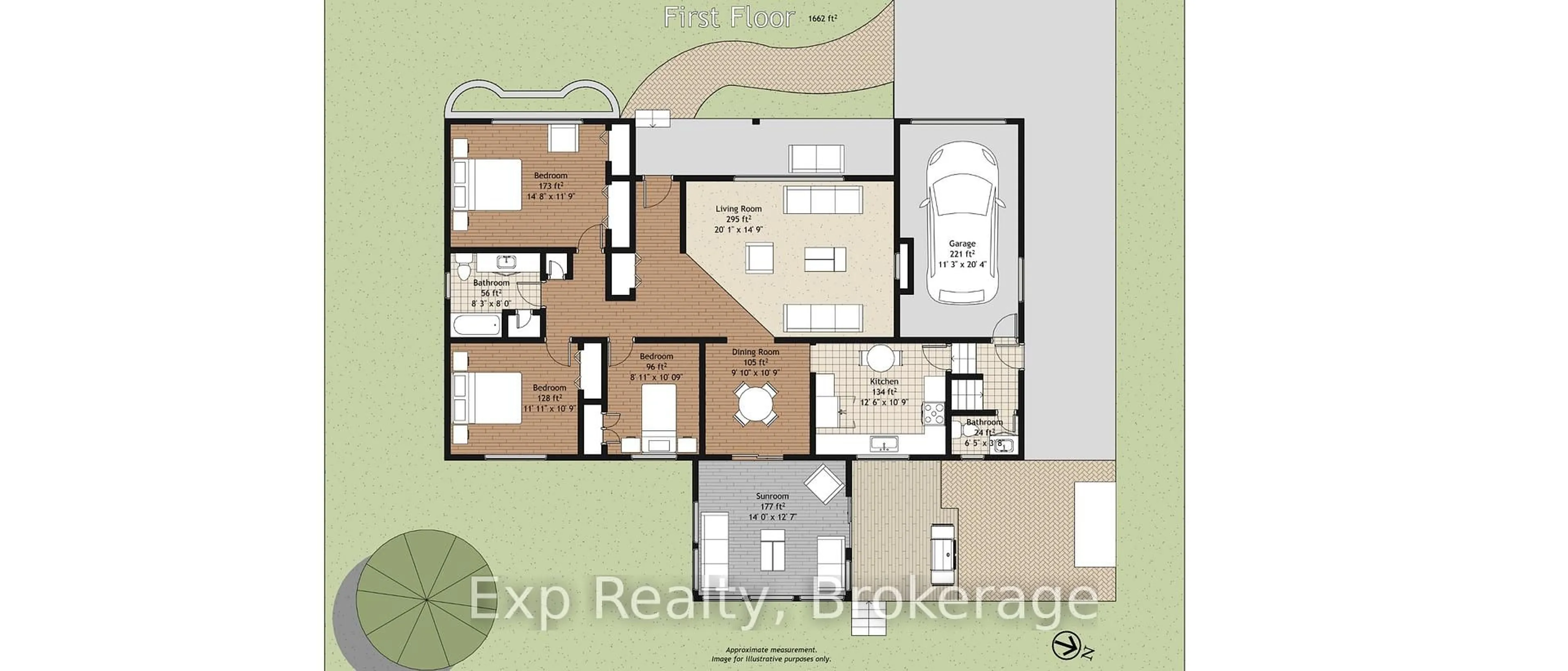 Floor plan for 1325 Townline Rd, Clarington Ontario L1H 8L7