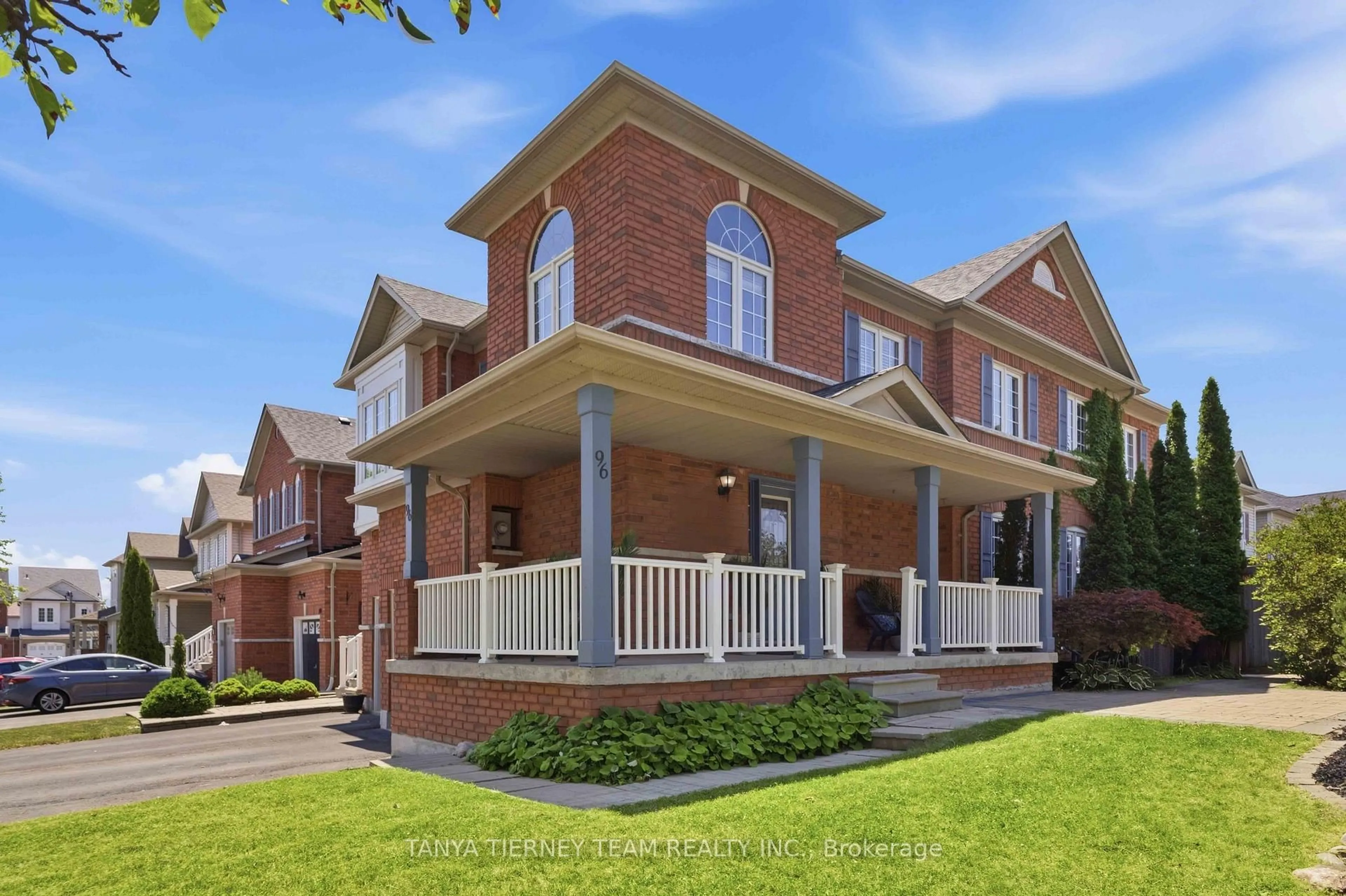 Home with brick exterior material, street for 96 Robideau Pl, Whitby Ontario L1R 3G7