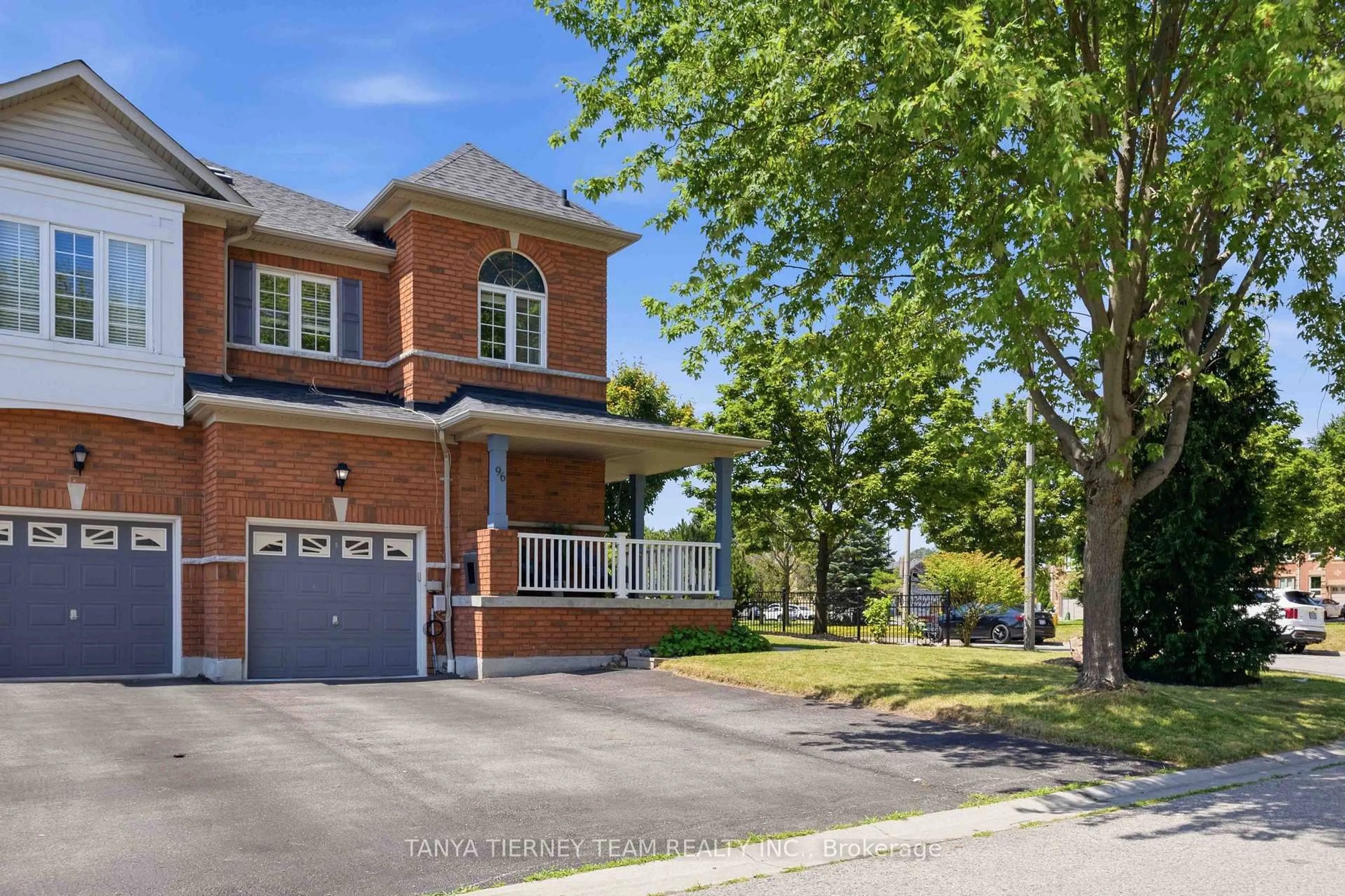 Home with brick exterior material, street for 96 Robideau Pl, Whitby Ontario L1R 3G7