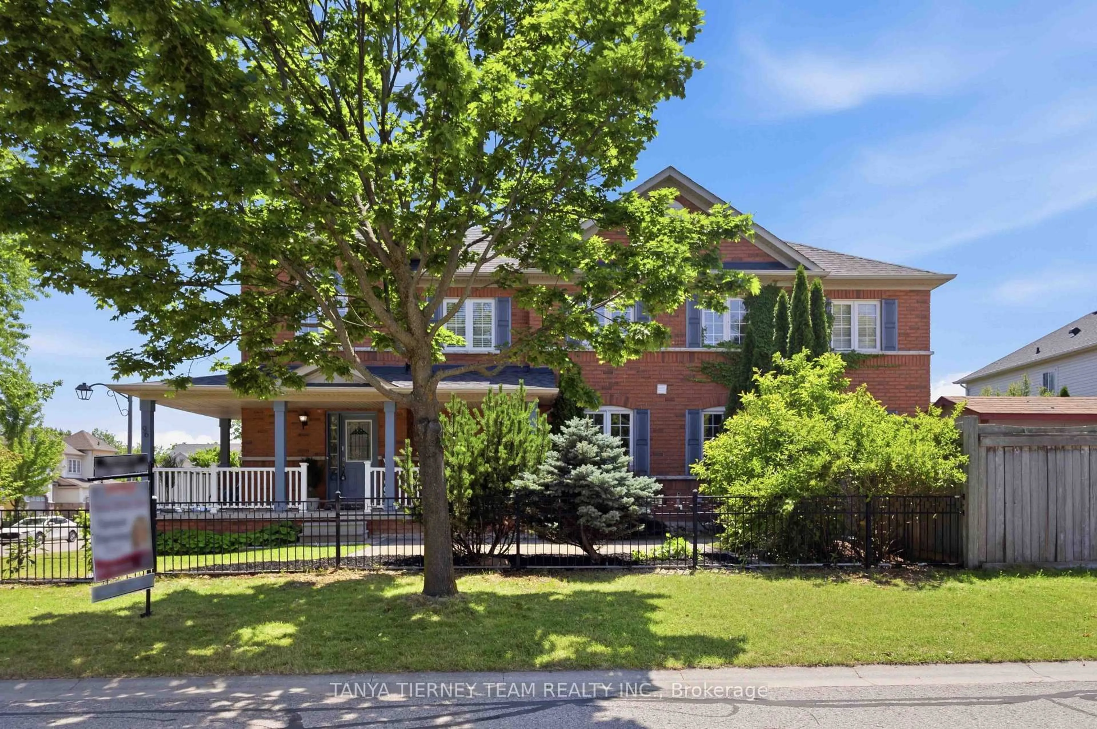 Home with brick exterior material, street for 96 Robideau Pl, Whitby Ontario L1R 3G7