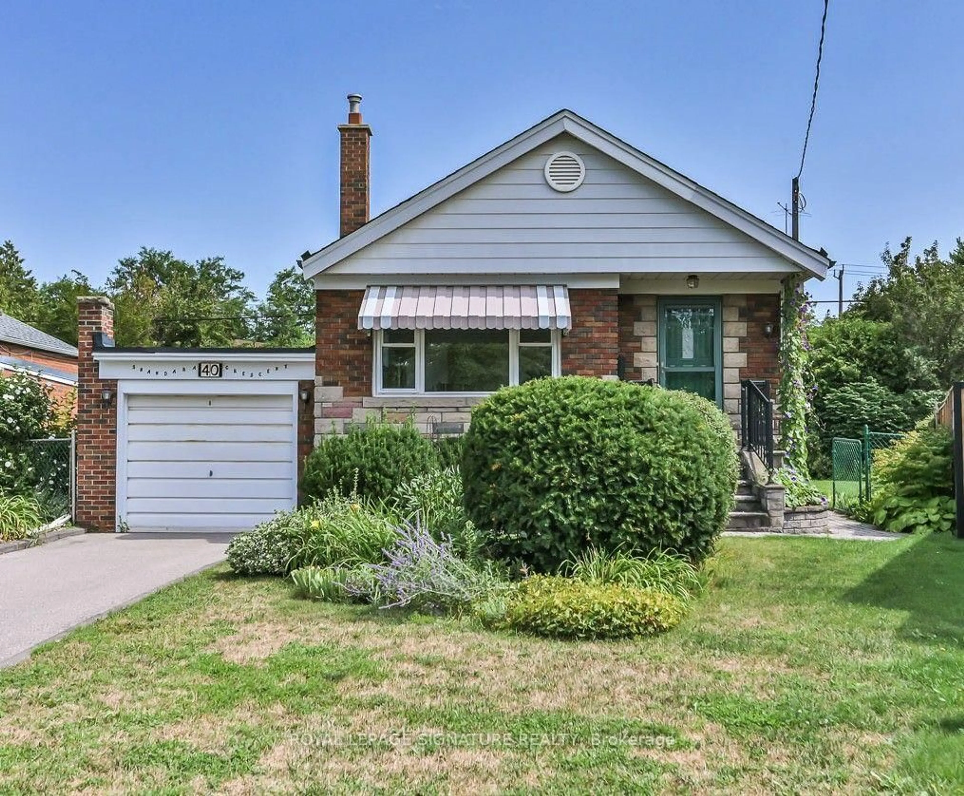 Home with brick exterior material, street for 40 Shandara Cres, Toronto Ontario M1R 1E9