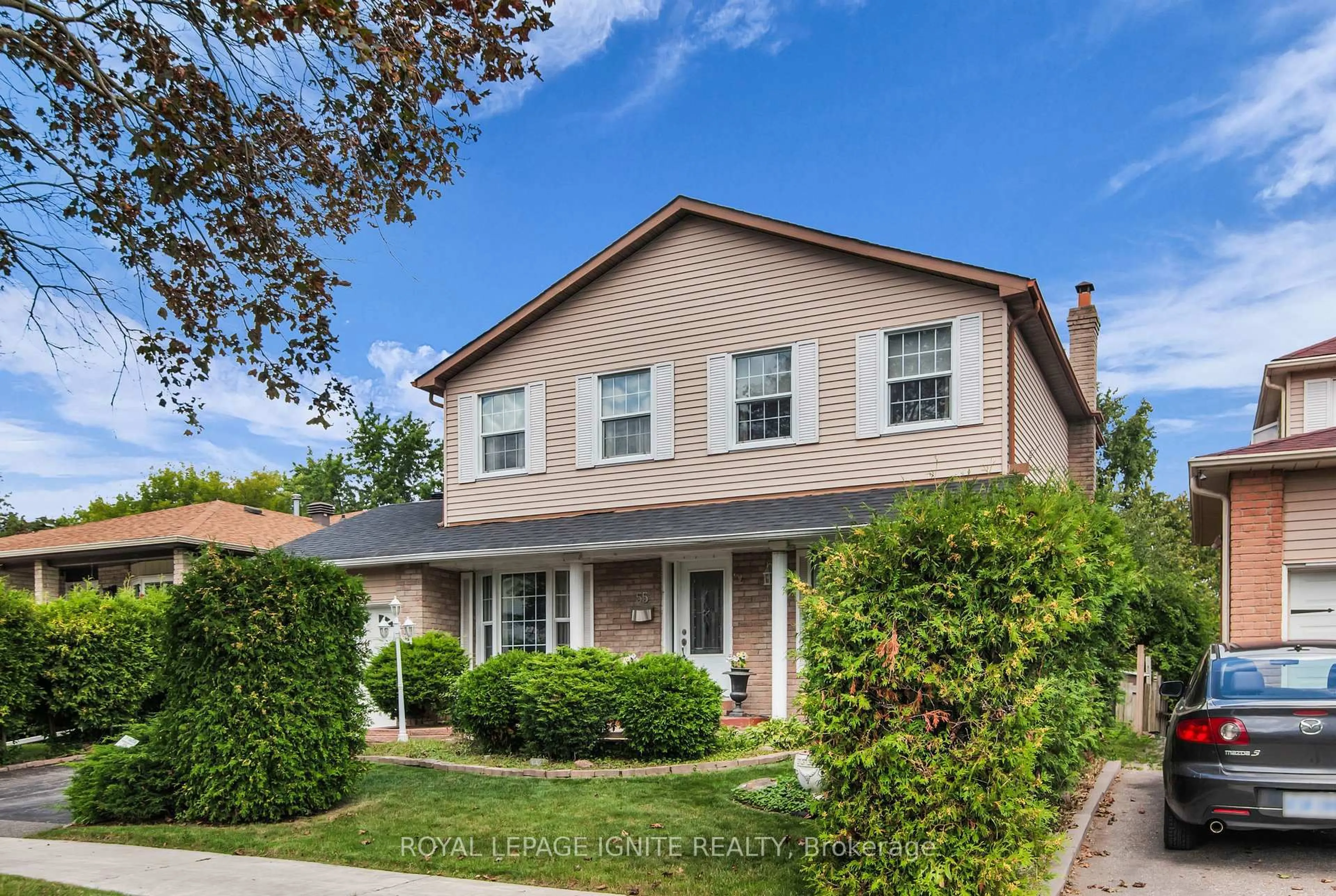 Home with brick exterior material, street for 55 Fawcett Tr, Toronto Ontario M1B 3B6