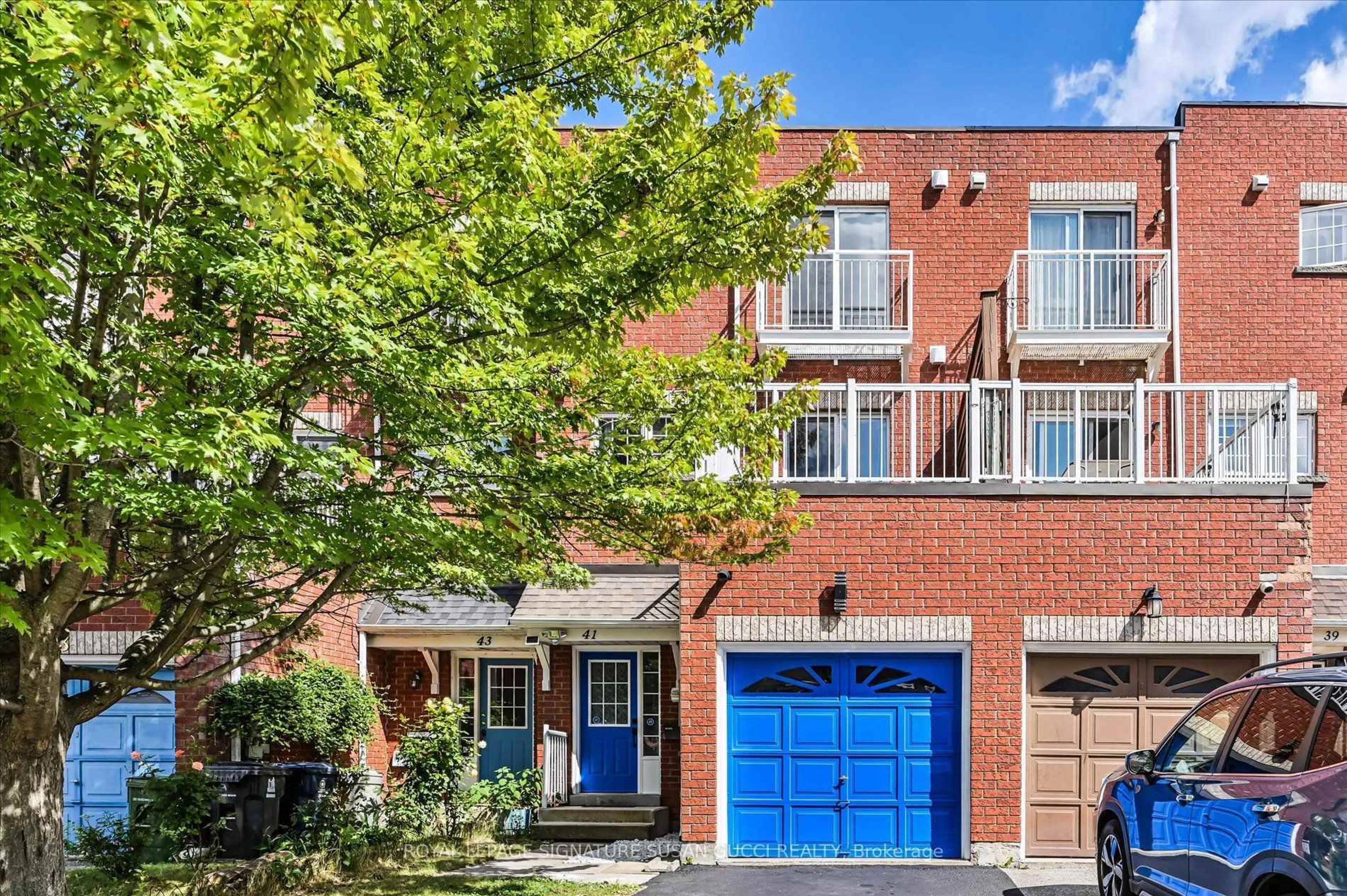 Home with brick exterior material, street for 41 Blair St, Toronto Ontario M4B 3N5