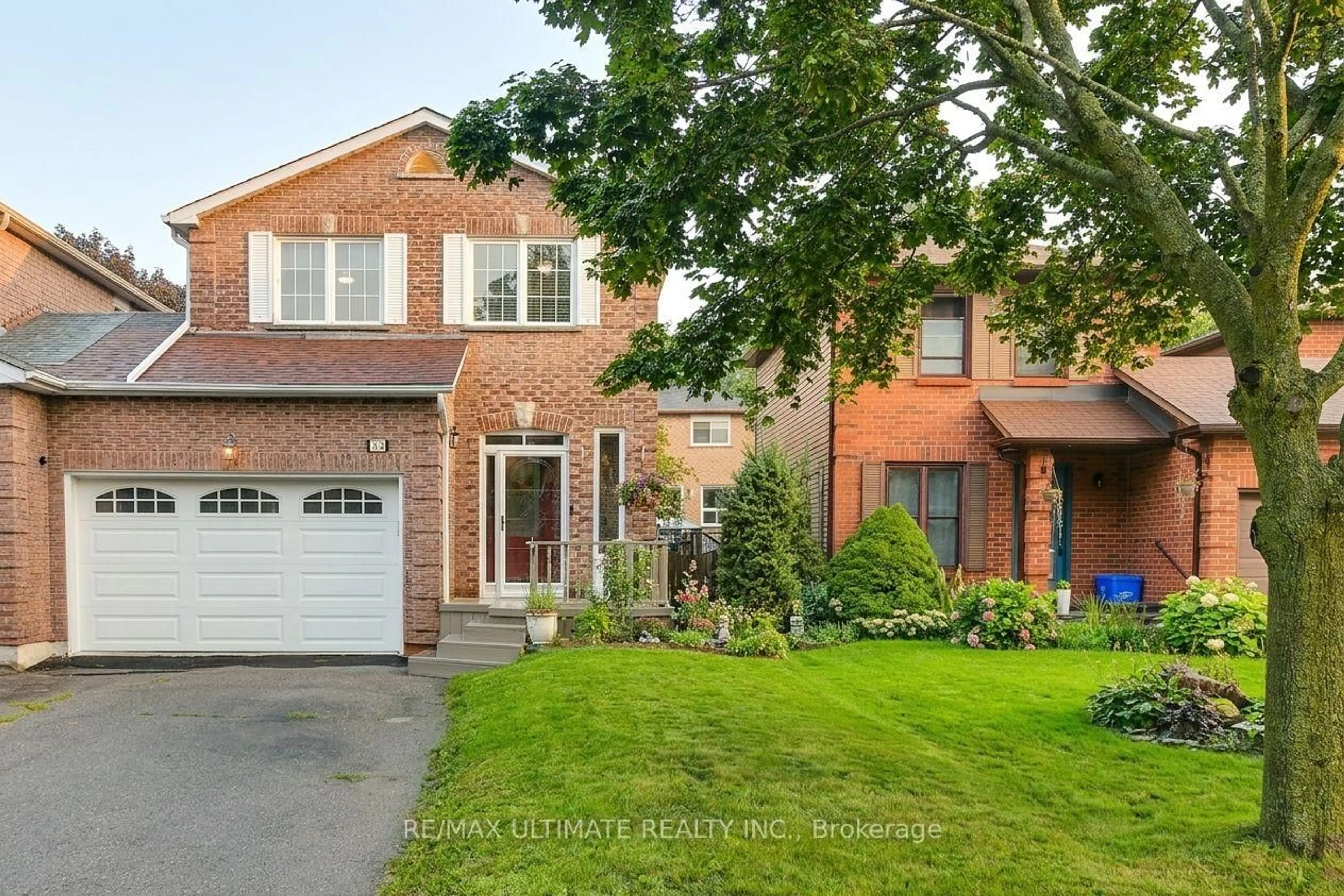 Home with brick exterior material, street for 73 Cluett Dr, Ajax Ontario L1S 7G3