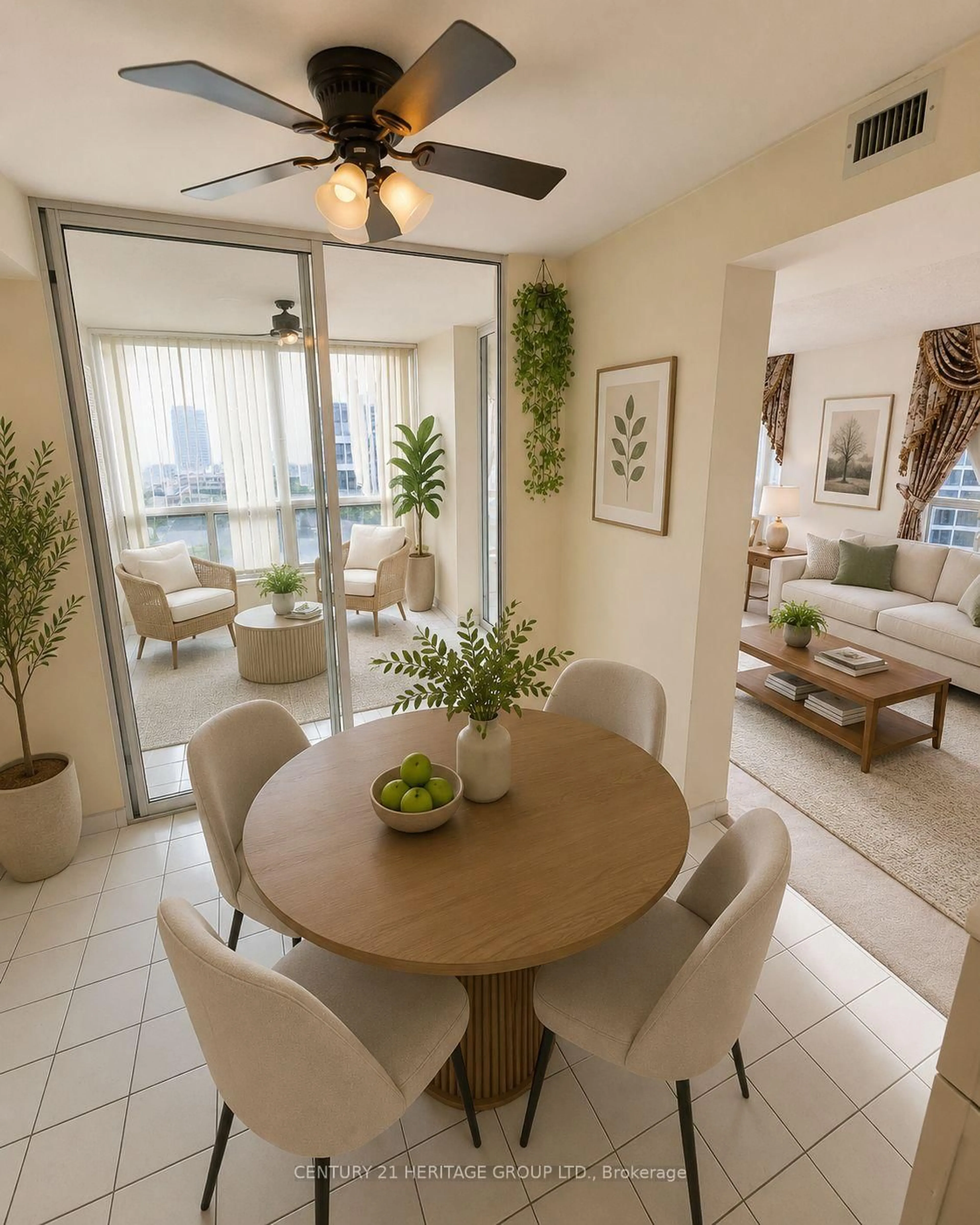 Living room with furniture, unknown for 4727 Sheppard Ave #1209, Toronto Ontario M1S 5B3