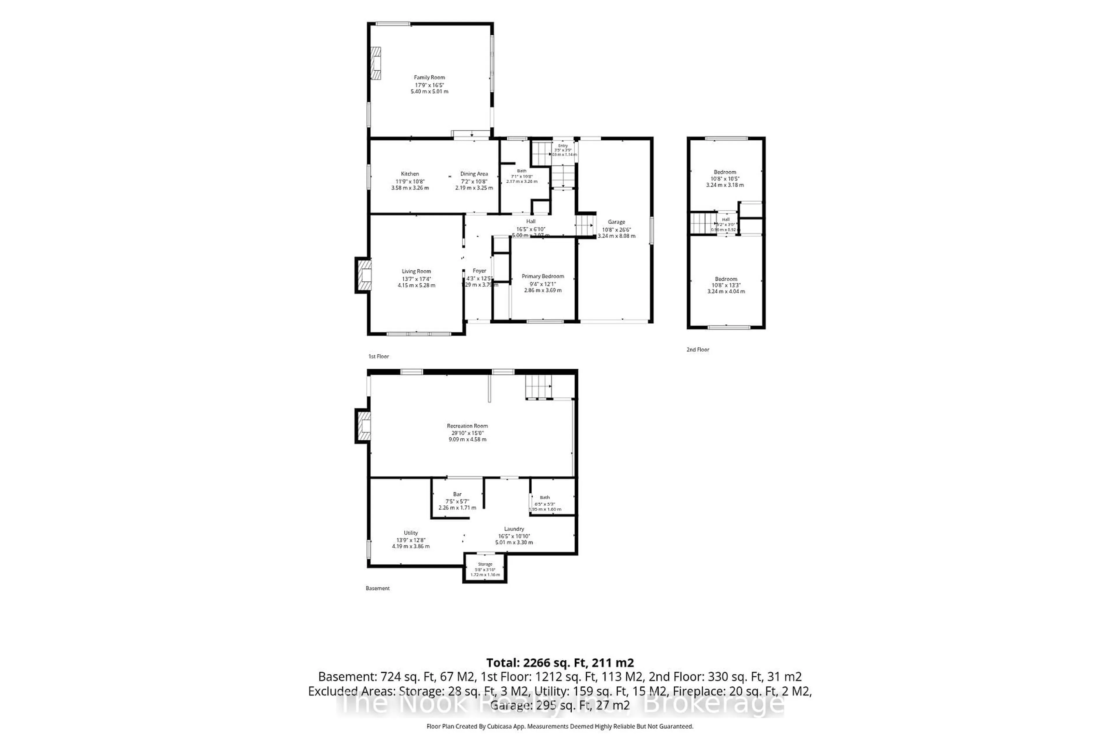 Floor plan for 355 Ridgeway Ave, Oshawa Ontario L1J 2V3