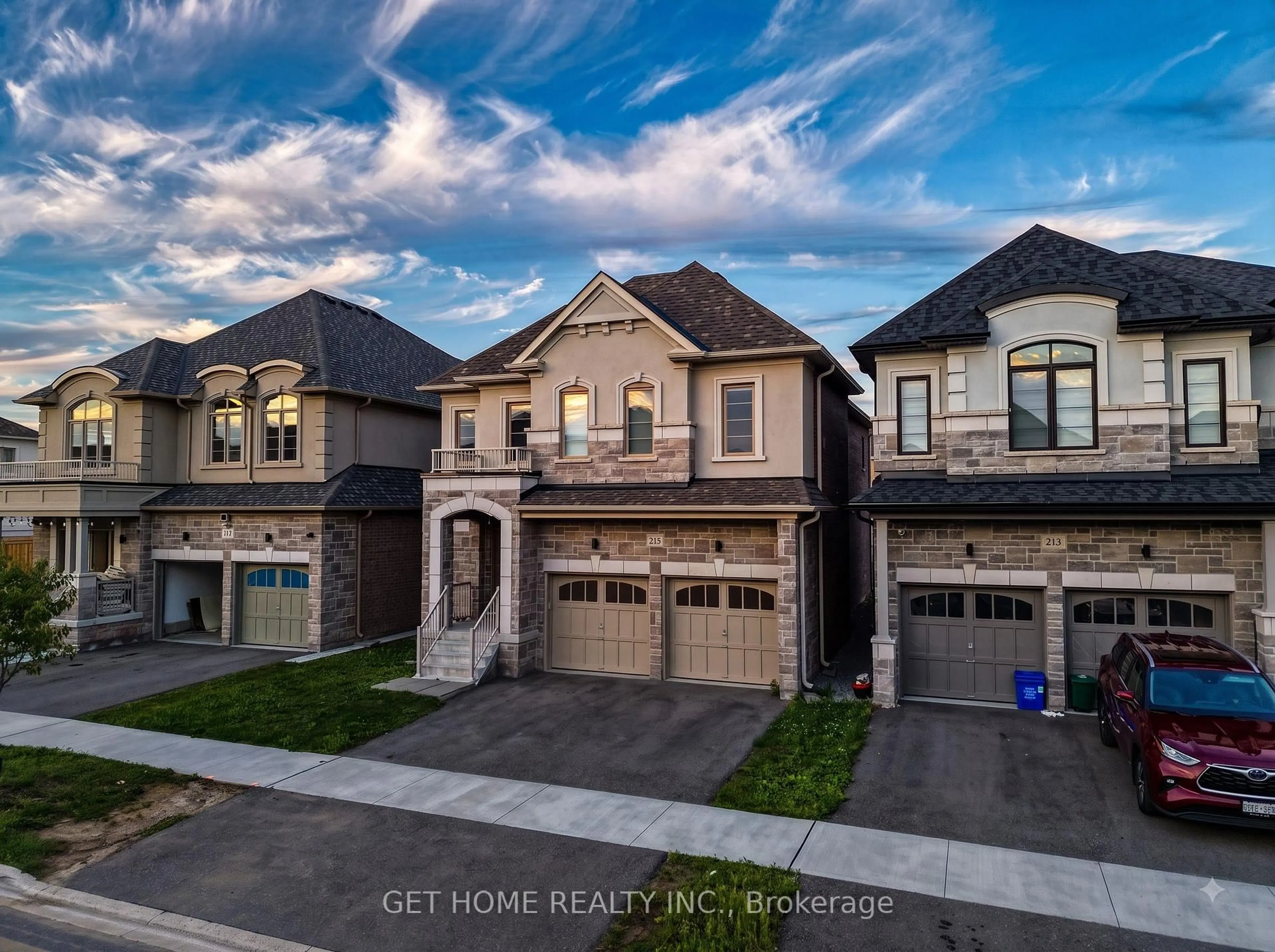 A pic from outside/outdoor area/front of a property/back of a property/a pic from drone, street for 215 Ronald Gustcott Dr, Oshawa Ontario L1K 3G3