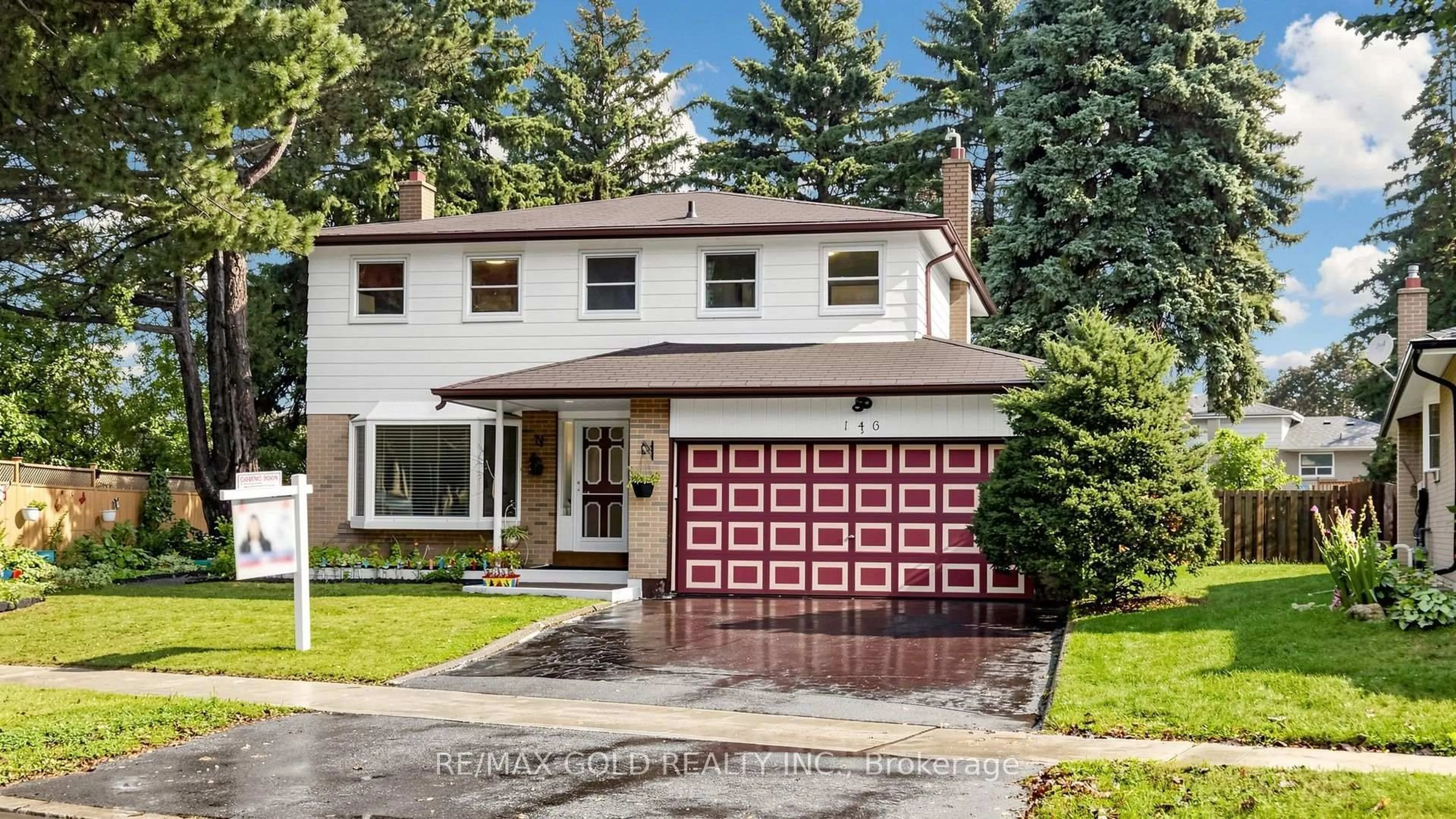 Home with brick exterior material, street for 146 Oakmeadow Blvd, Toronto Ontario M1E 4H3