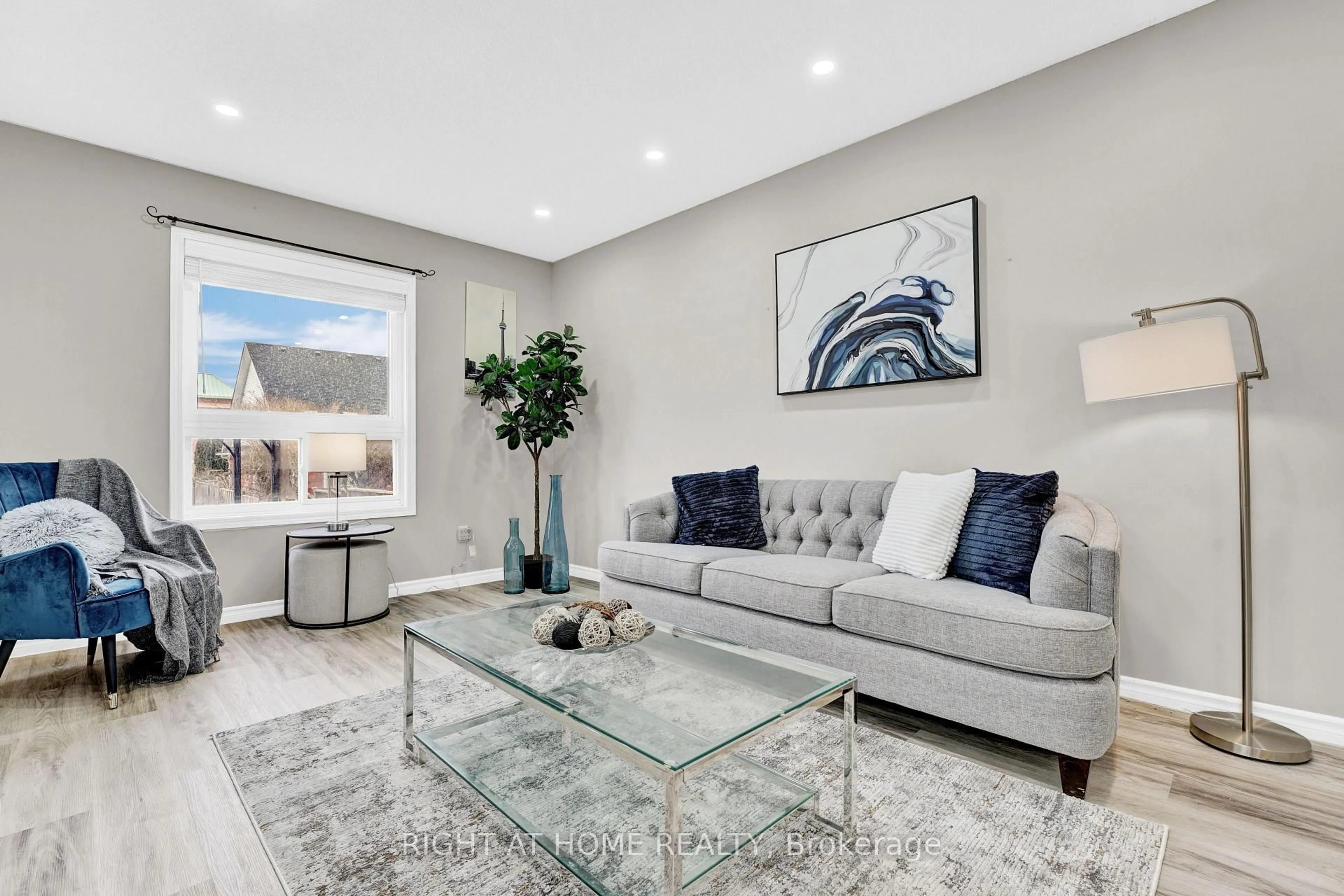 Living room with furniture, unknown for 1720 Radcliffe Dr, Oshawa Ontario L1K 2T1