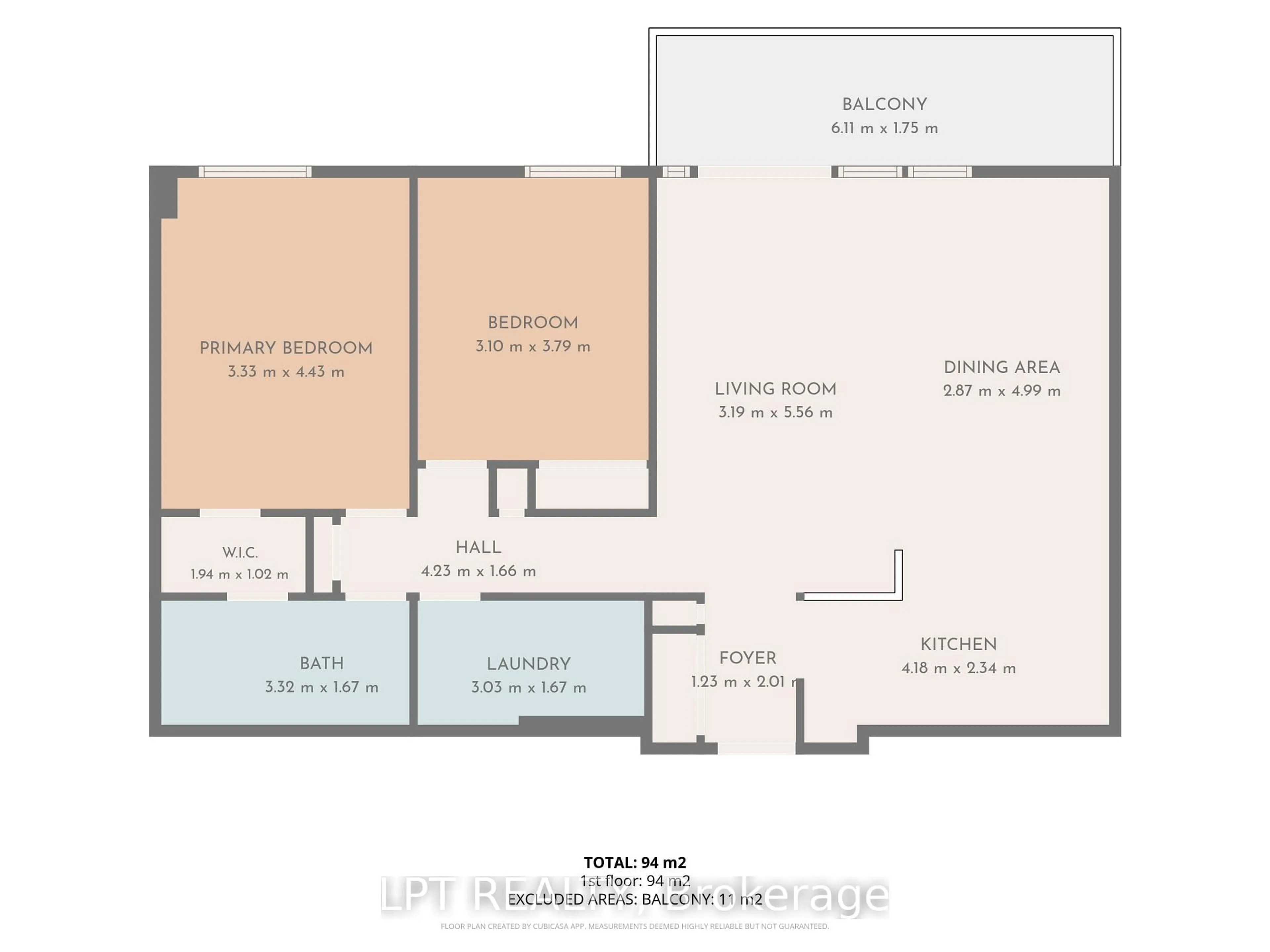 Floor plan for 15 Torrance Rd #1910, Toronto Ontario M1J 3K2