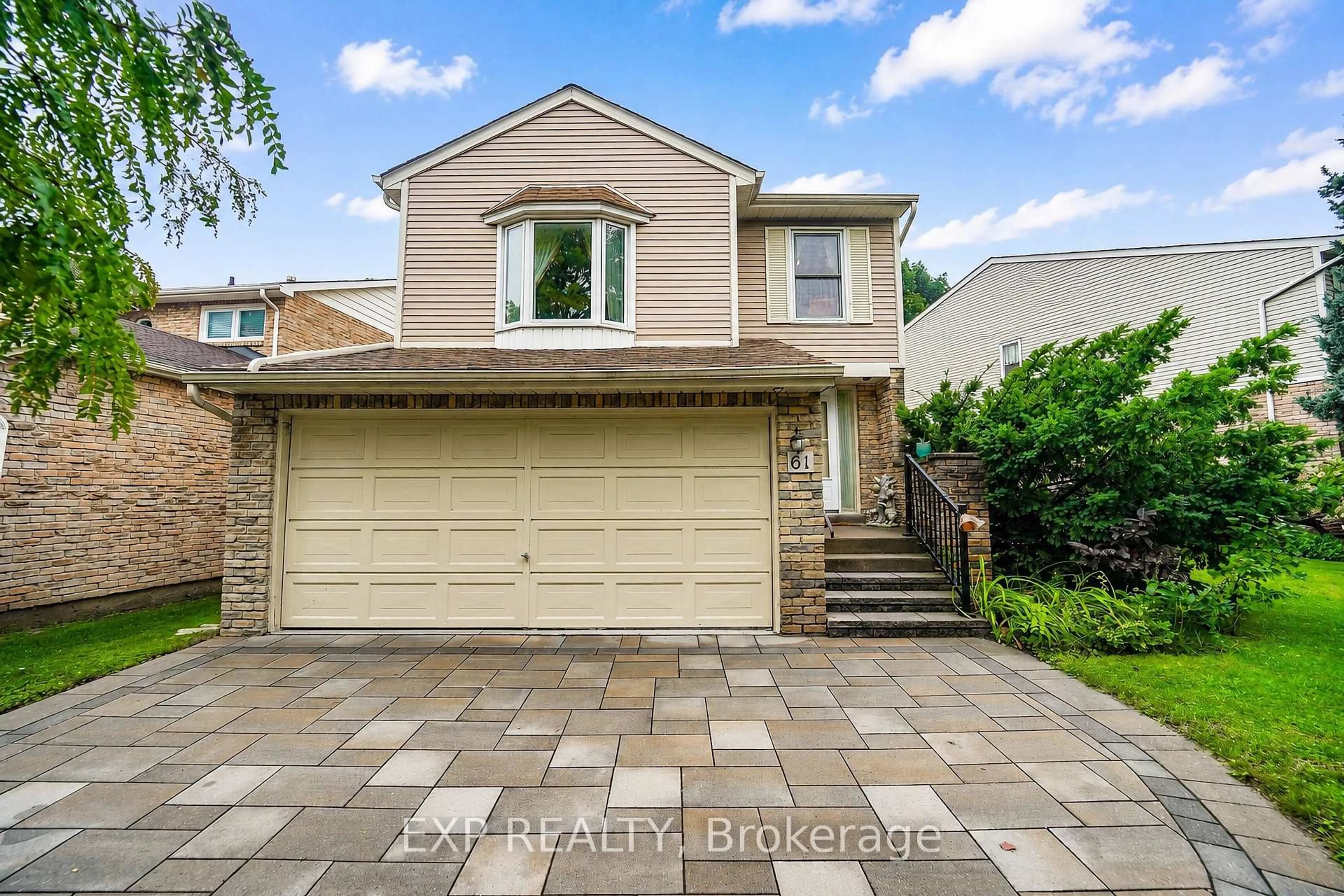 Home with brick exterior material, street for 61 Wintermute Blvd, Toronto Ontario M1W 3M7