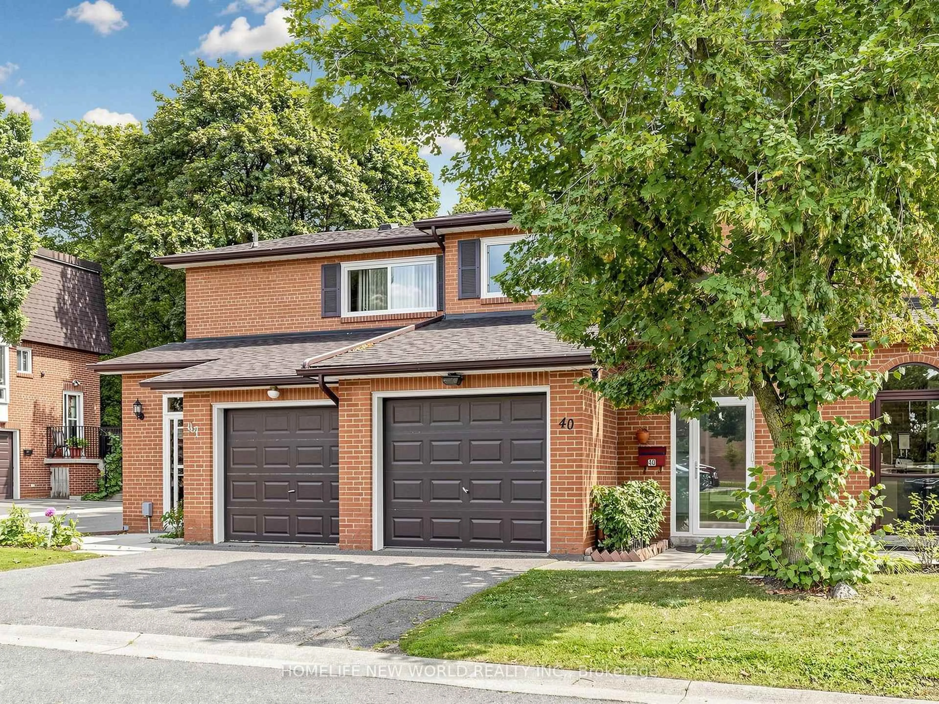 Home with brick exterior material, street for 90 Crockamhill Dr #40, Toronto Ontario M1S 2K9