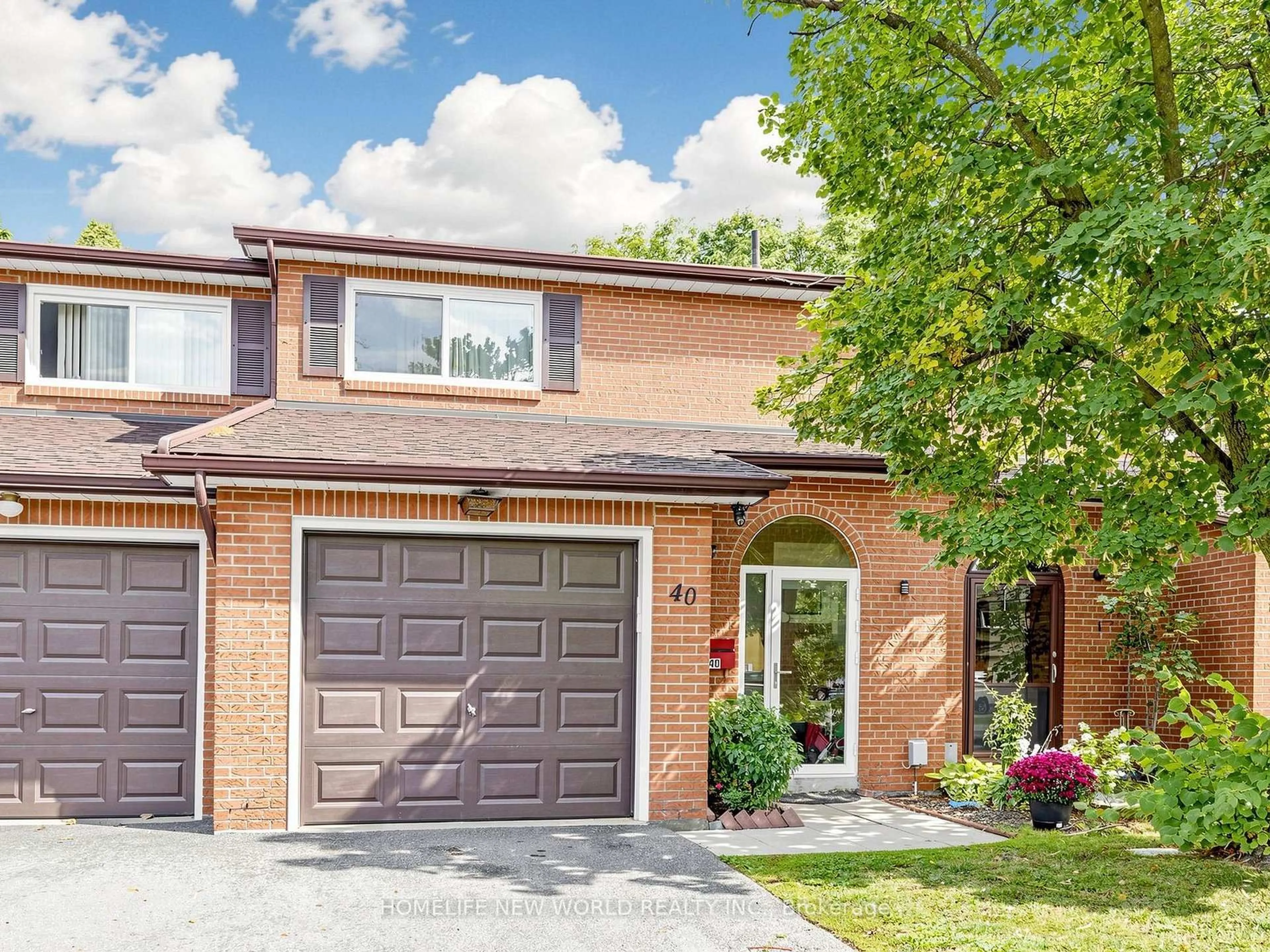 Home with brick exterior material, street for 90 Crockamhill Dr #40, Toronto Ontario M1S 2K9