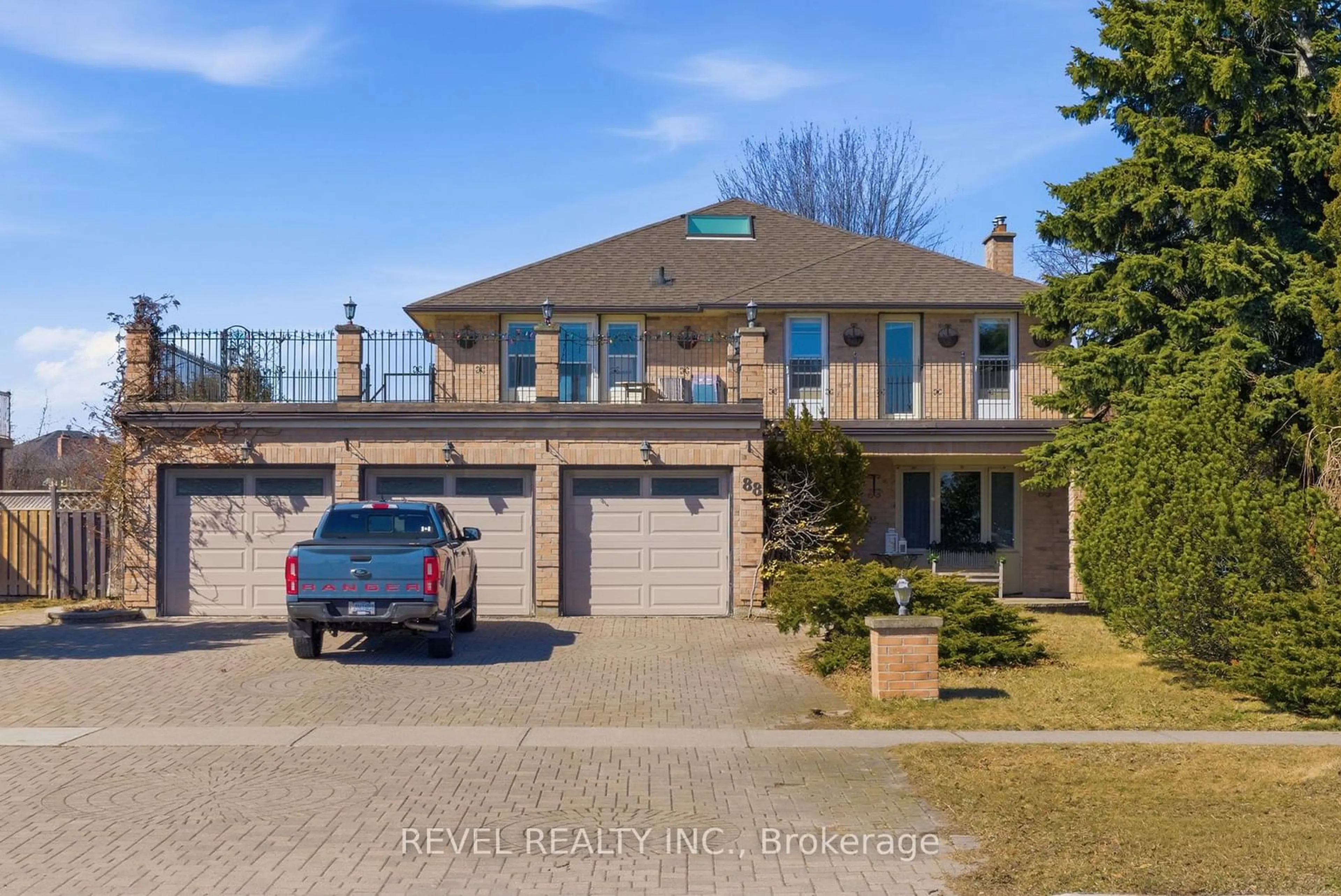 Home with brick exterior material, street for 88 Lake Driveway, Ajax Ontario L1S 4T2
