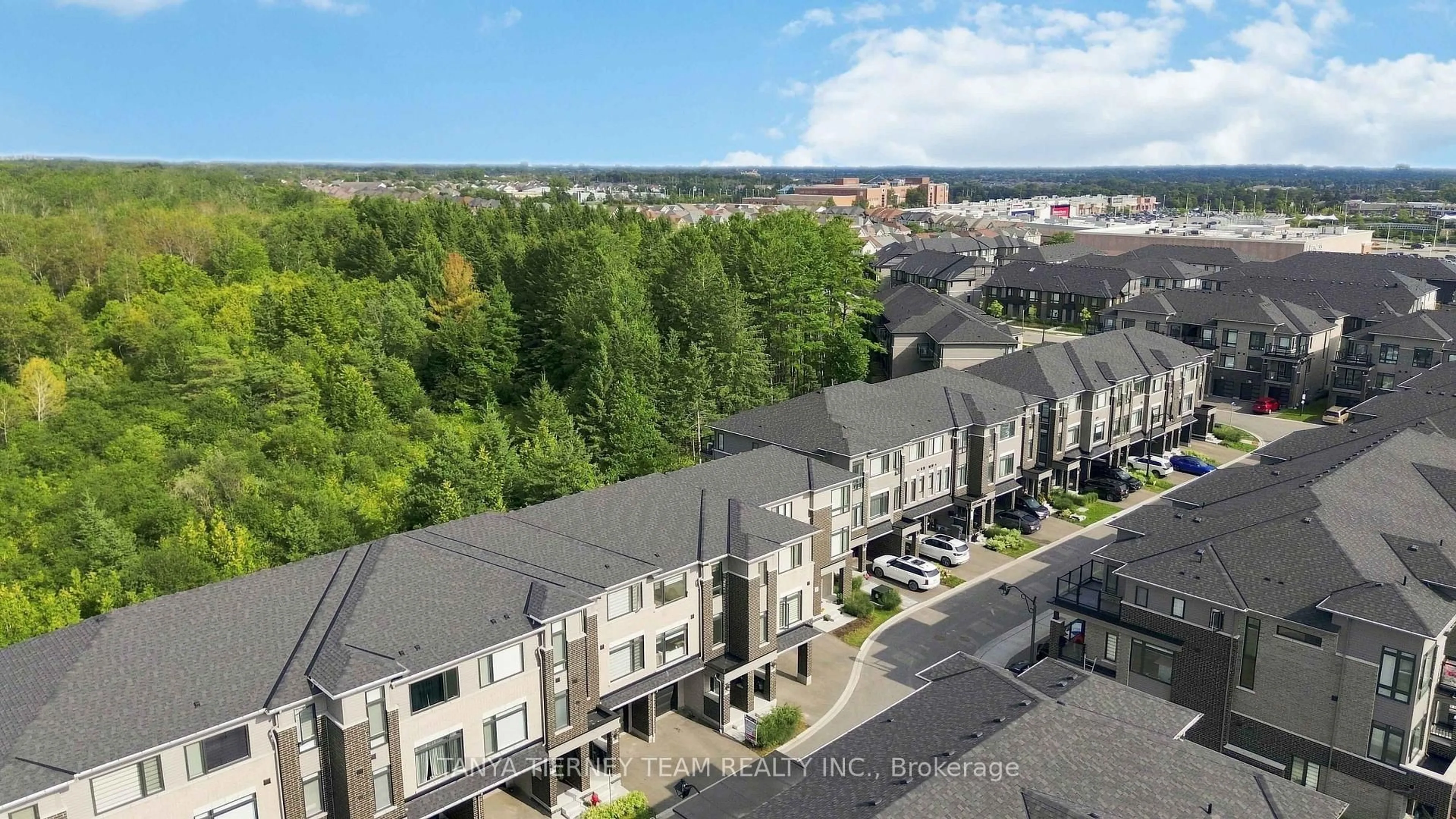 A pic from outside/outdoor area/front of a property/back of a property/a pic from drone, mountain view for 53 Emmas Way, Whitby Ontario L1R 0S7