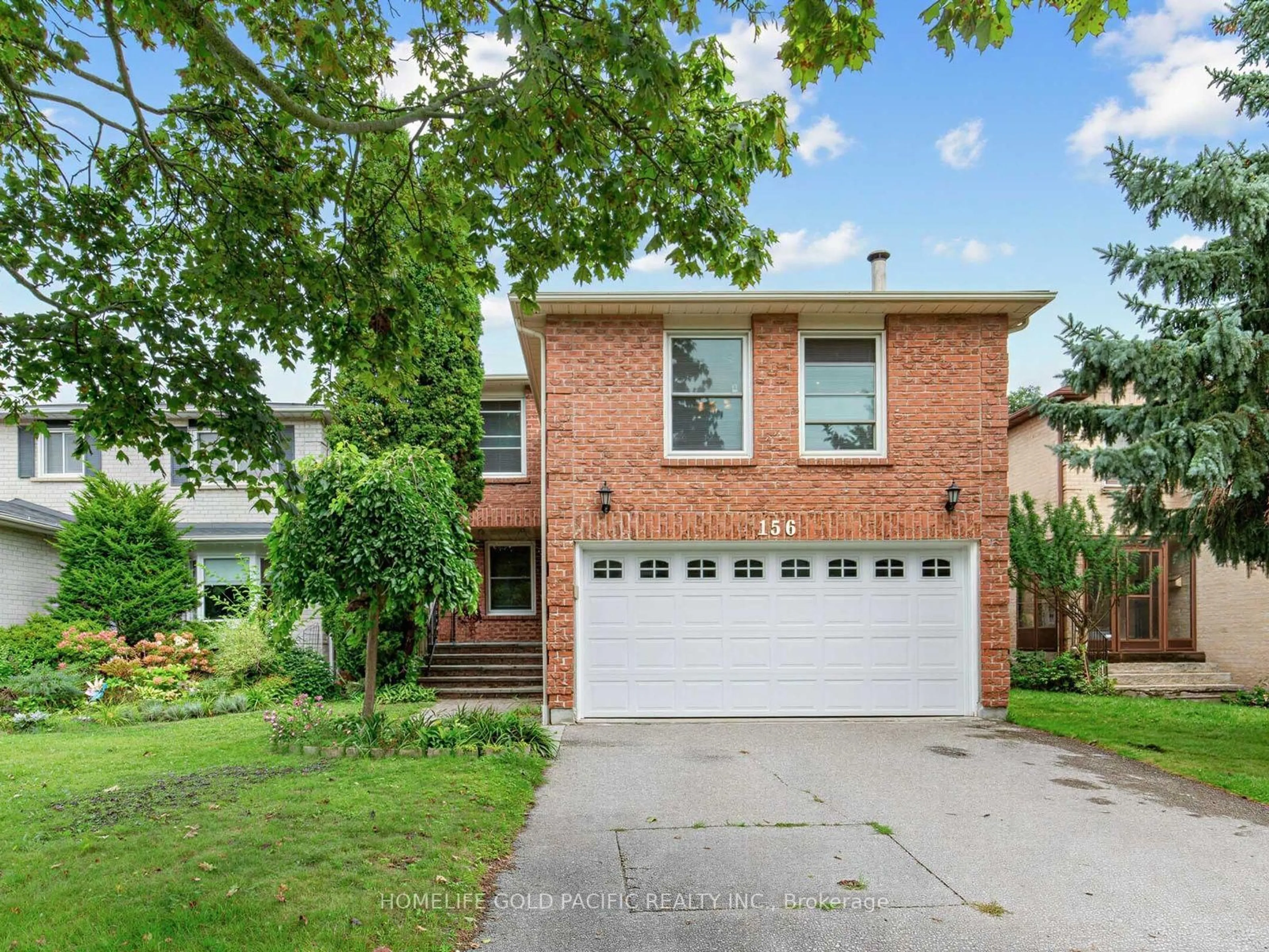 Home with brick exterior material, street for 156 Ravenscroft Rd, Ajax Ontario L1T 1Y1