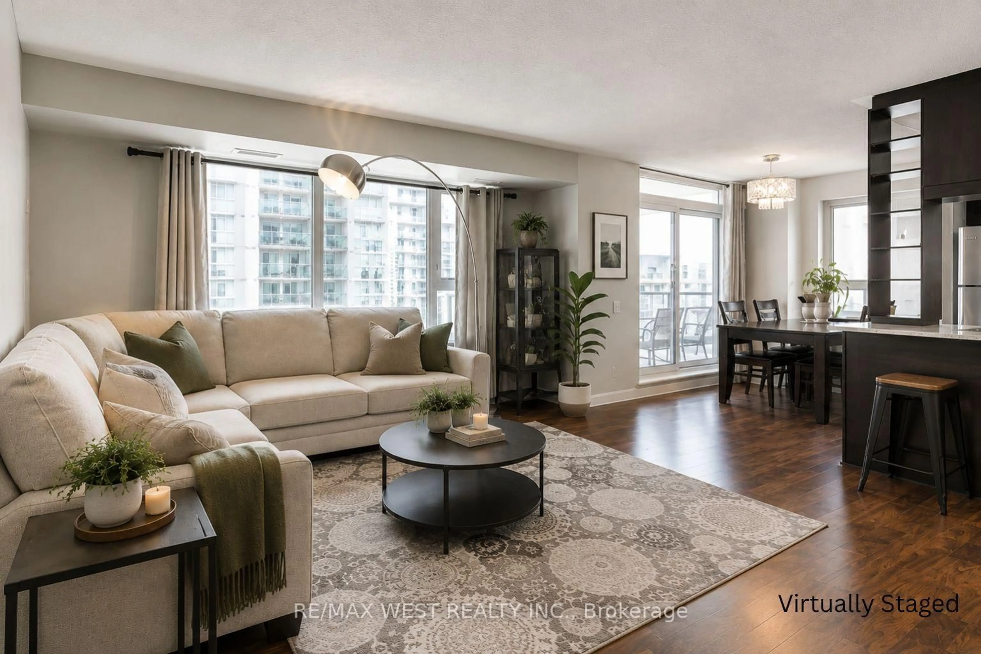 Living room with furniture, unknown for 25 Town Centre Crt #2910, Toronto Ontario M1P 0B4