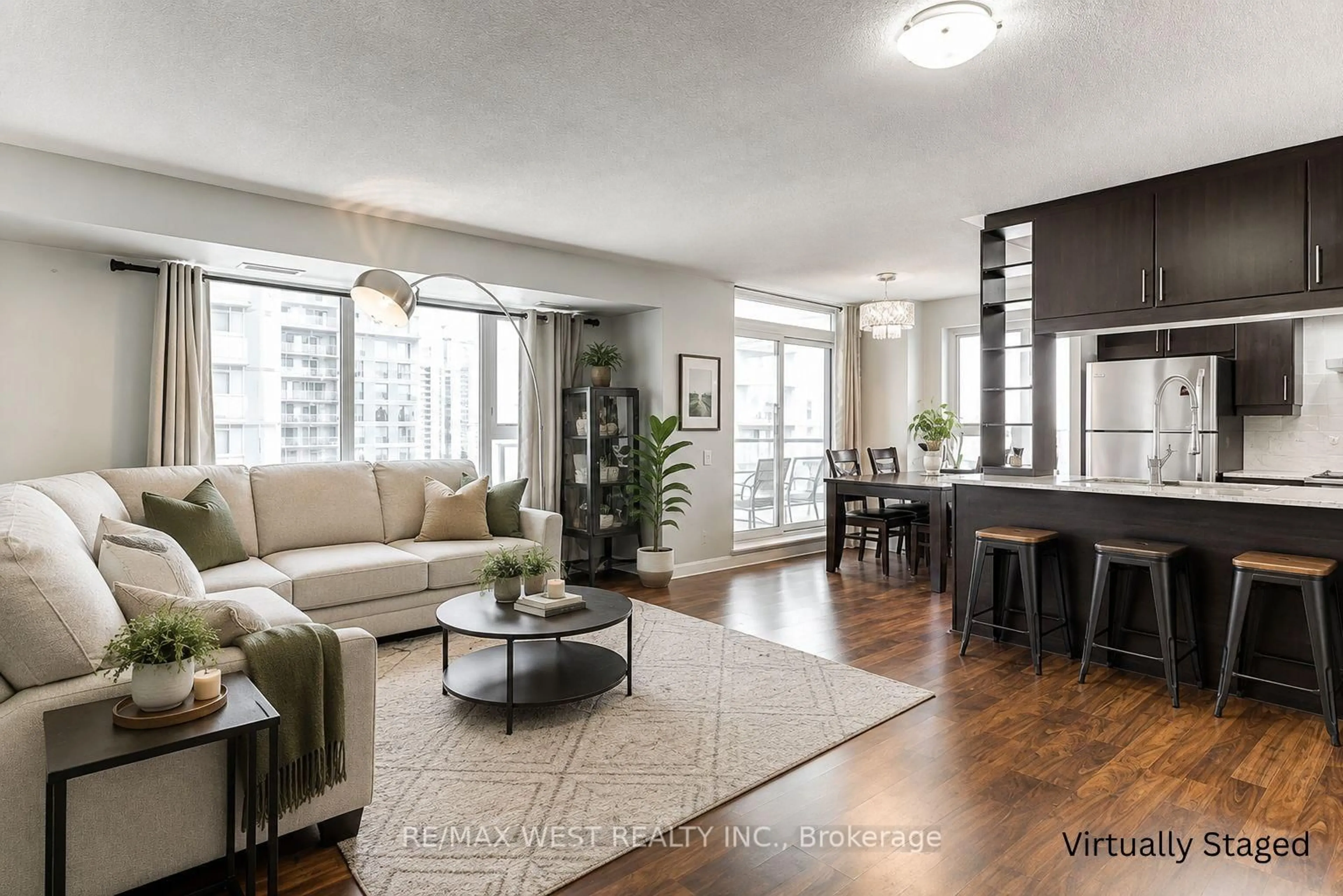 Living room with furniture, unknown for 25 Town Centre Crt #2910, Toronto Ontario M1P 0B4