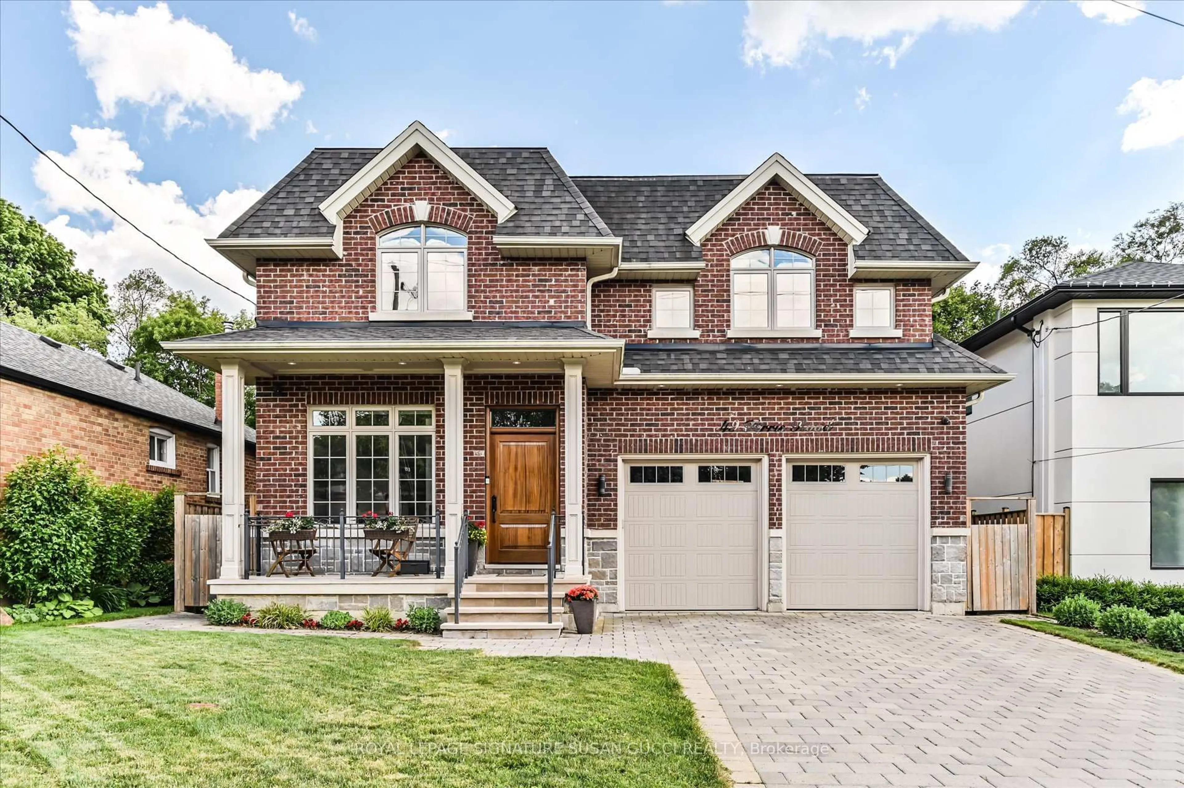Home with brick exterior material, street for 49 Ferris Rd, Toronto Ontario M4B 1G2
