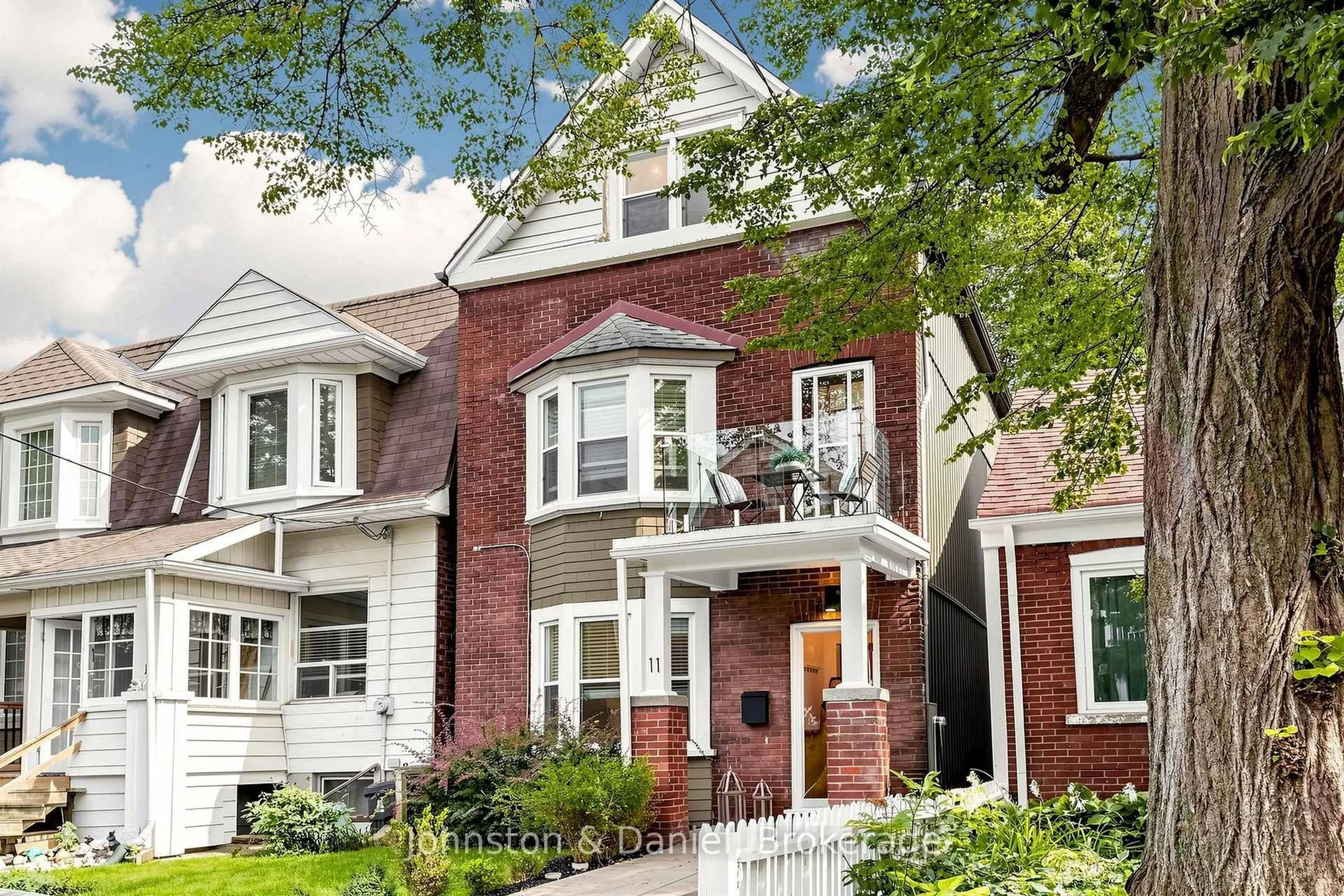 Home with brick exterior material, street for 11 Ashland Ave, Toronto Ontario M4L 1J9