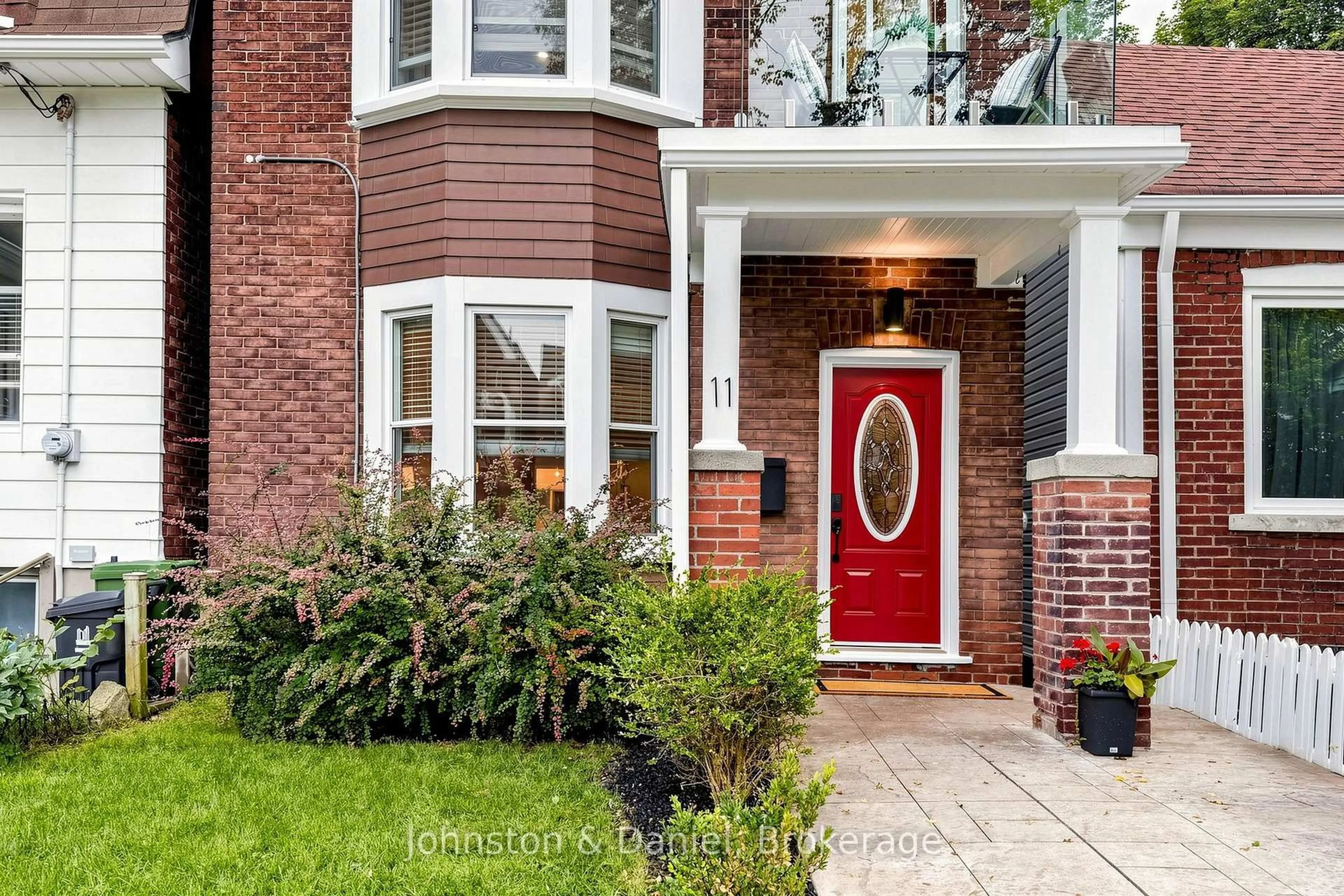 Home with brick exterior material, street for 11 Ashland Ave, Toronto Ontario M4L 1J9