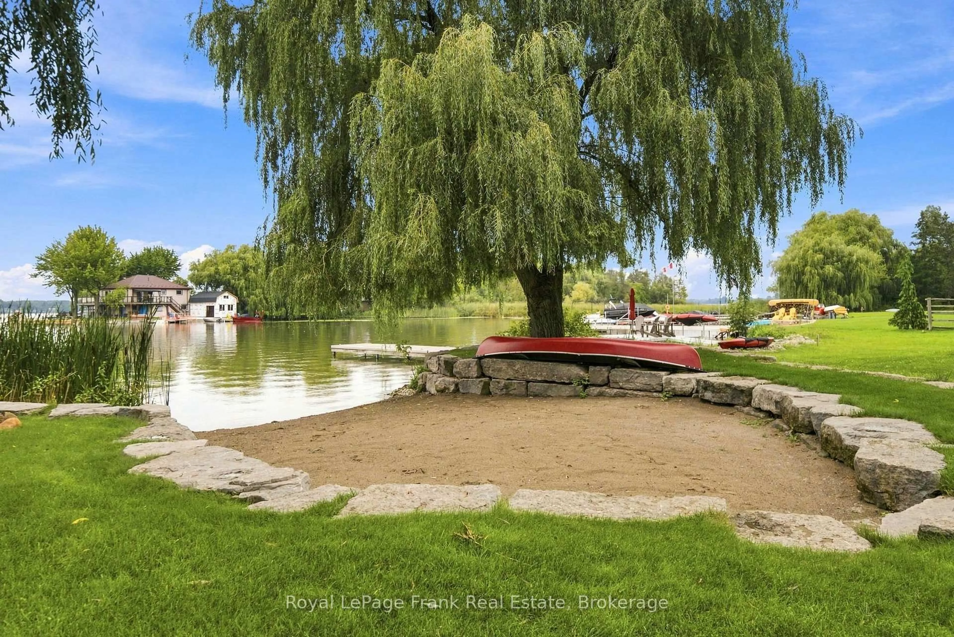 Patio, water/lake/river/ocean view for 526 View Lake Rd, Scugog Ontario L0B 1K0