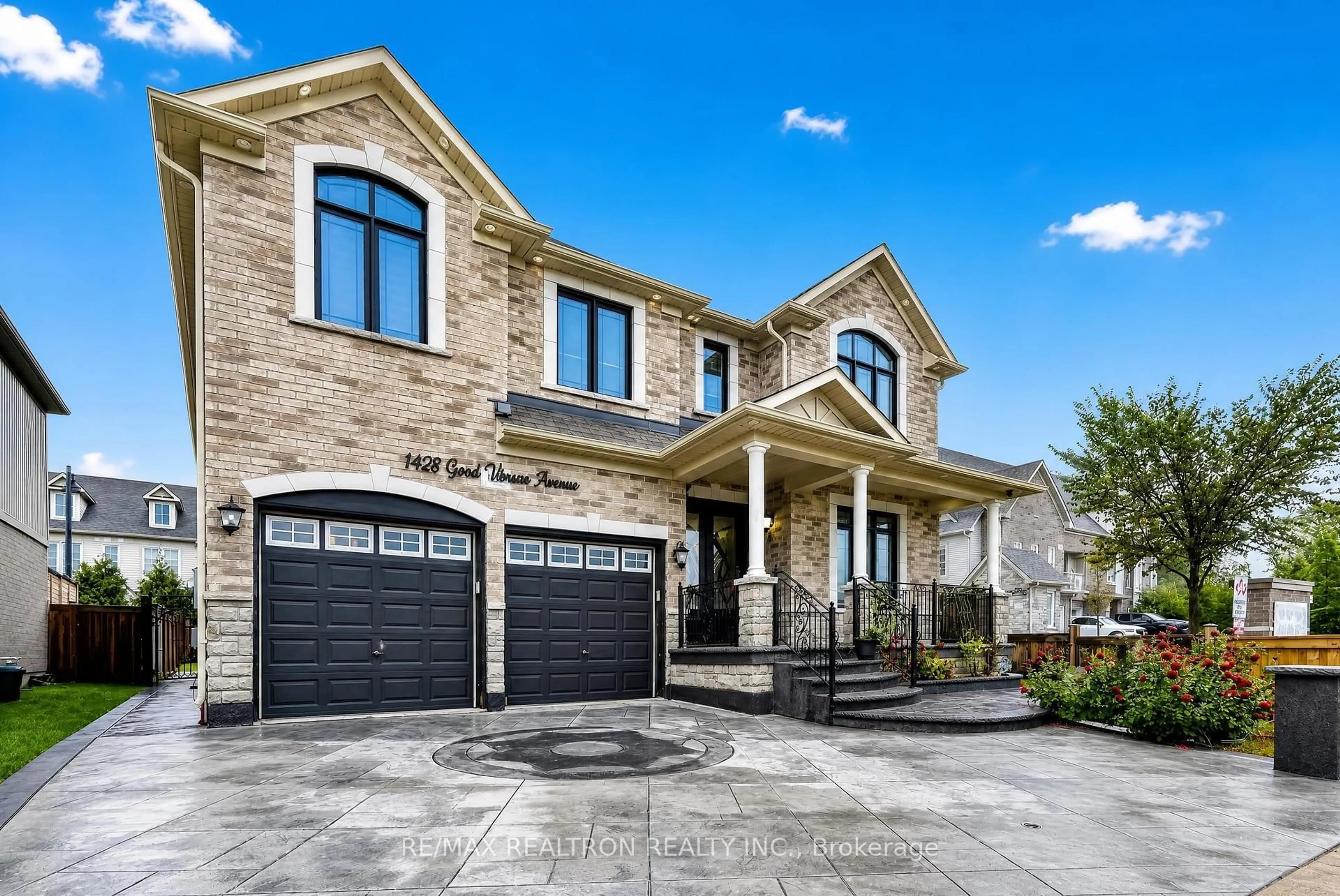 Home with brick exterior material, street for 1428 Gord Vision Ave, Clarington Ontario L1E 0H1