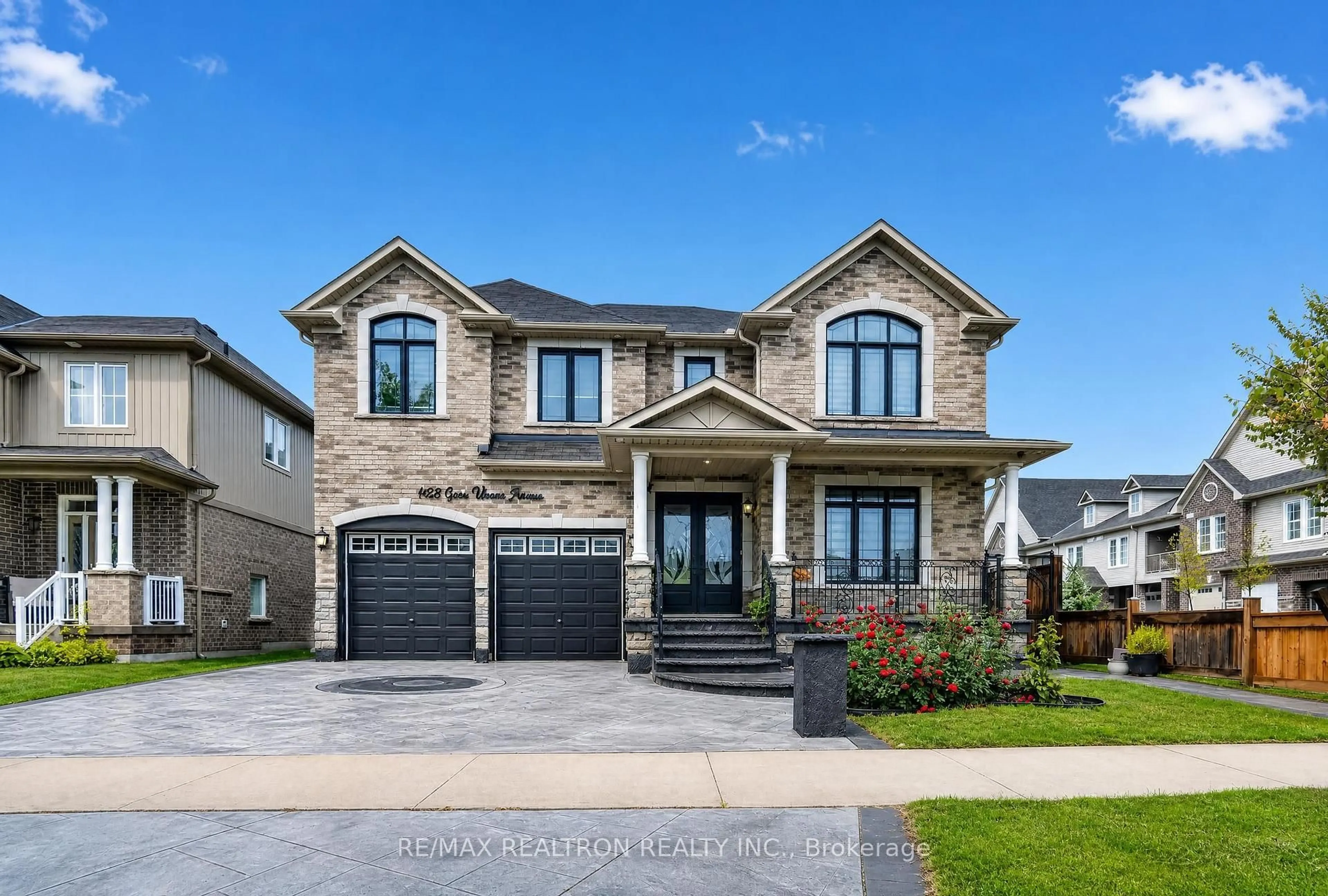 Home with brick exterior material, street for 1428 Gord Vision Ave, Clarington Ontario L1E 0H1
