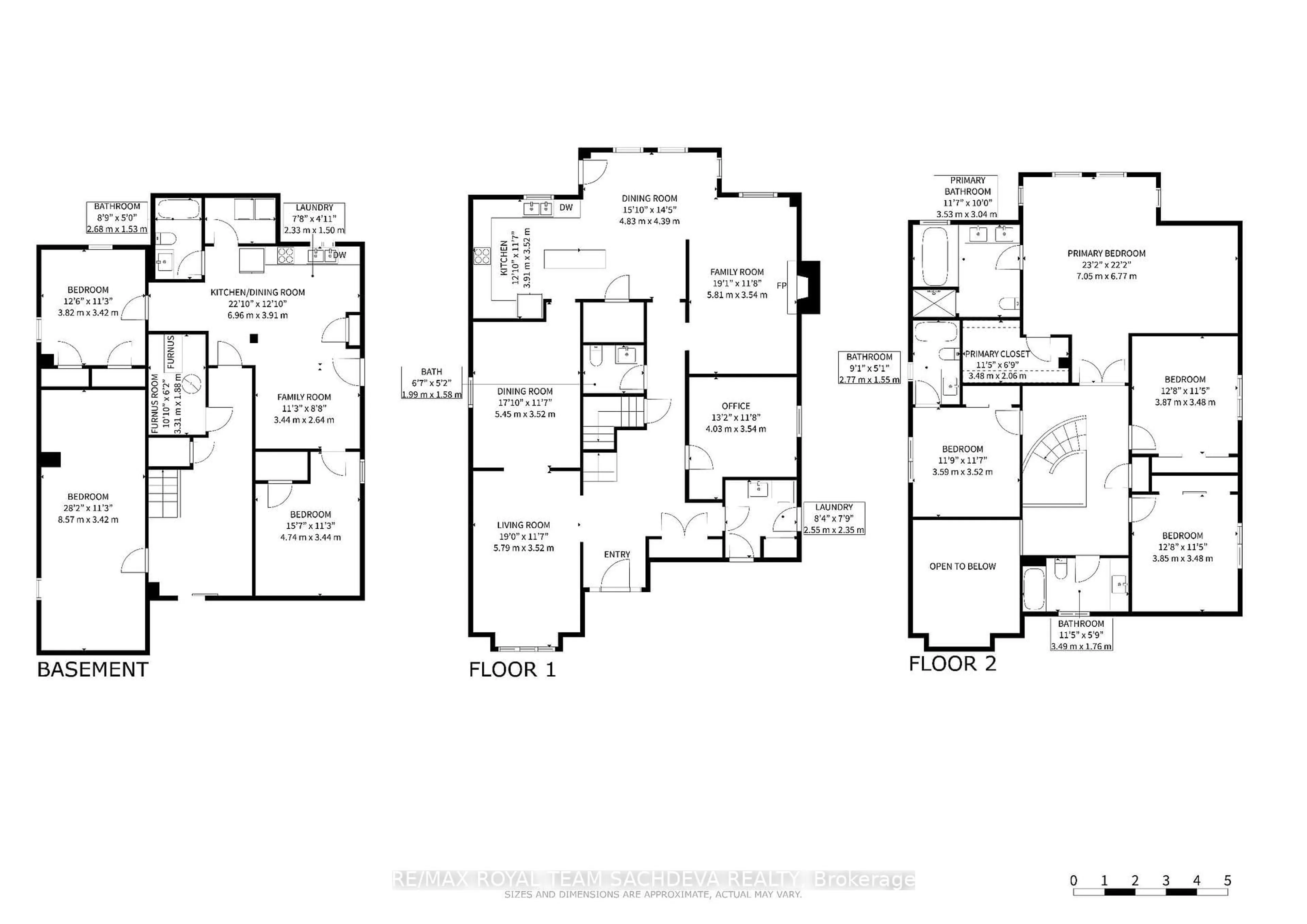 Floor plan for 36 Kennett Dr, Whitby Ontario L1P 1L5