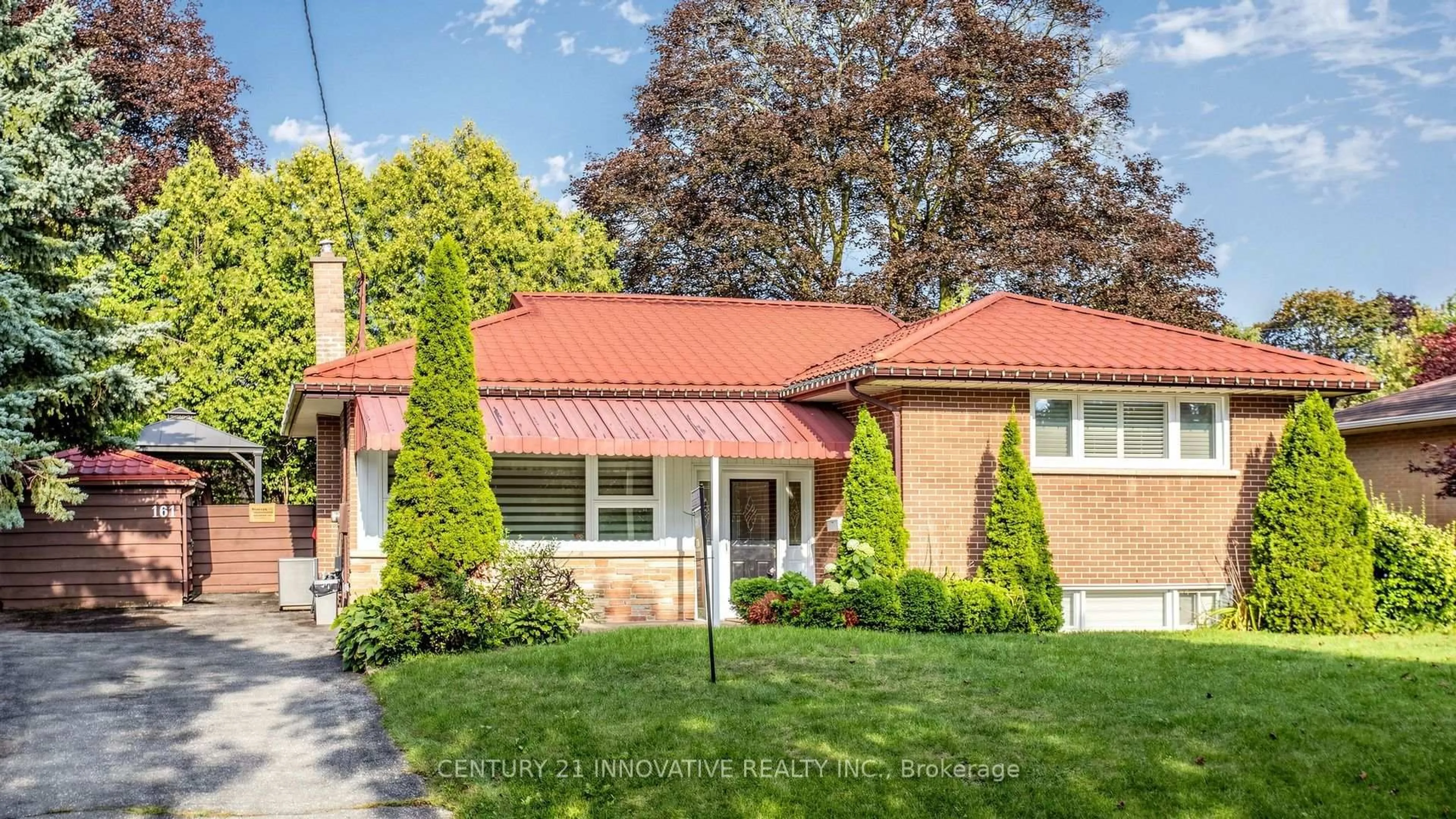 Home with brick exterior material, street for 161 Heather Crt, Oshawa Ontario L1G 6M2