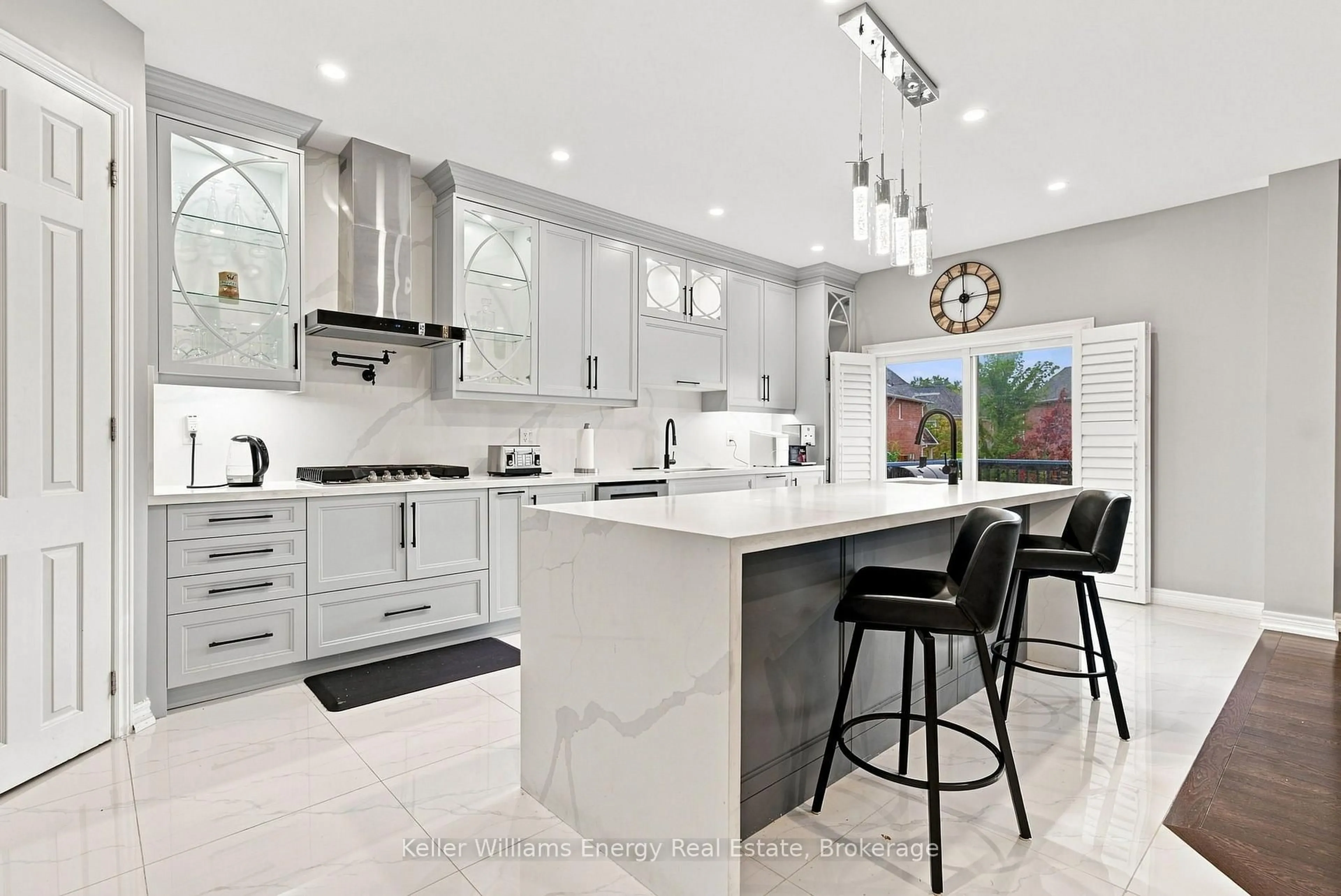 Contemporary kitchen, ceramic/tile floor for 1677 Frederick Mason Dr, Oshawa Ontario L1K 0X5