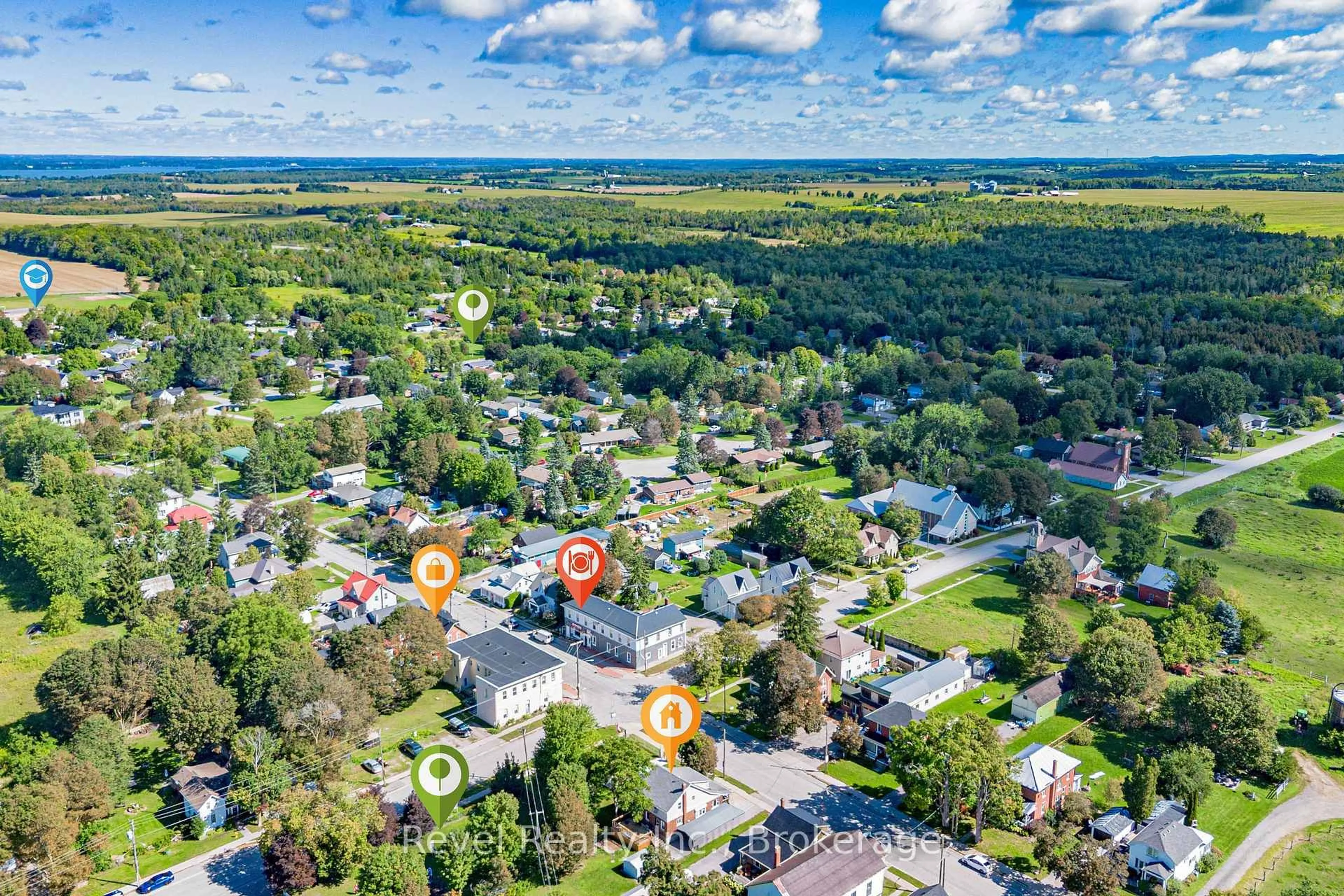 A pic from outside/outdoor area/front of a property/back of a property/a pic from drone, street for 13980 Old Scugog Rd, Scugog Ontario L0B 1B0