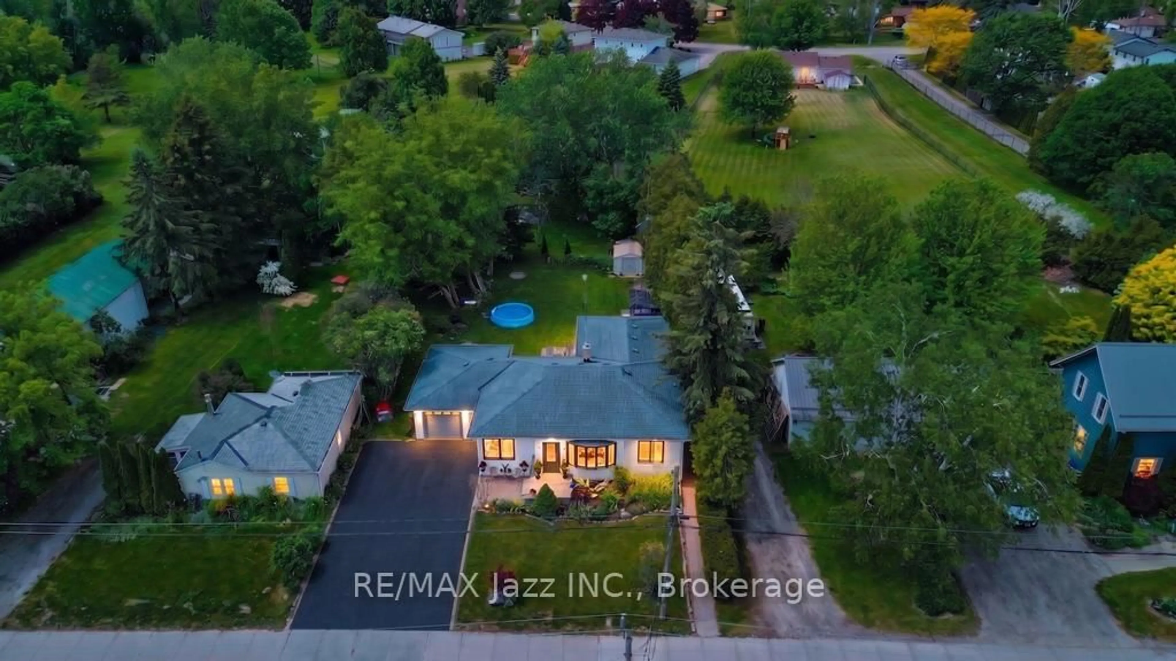 A pic from outside/outdoor area/front of a property/back of a property/a pic from drone, street for 14360 Old Scugog Rd, Scugog Ontario L0B 1B0