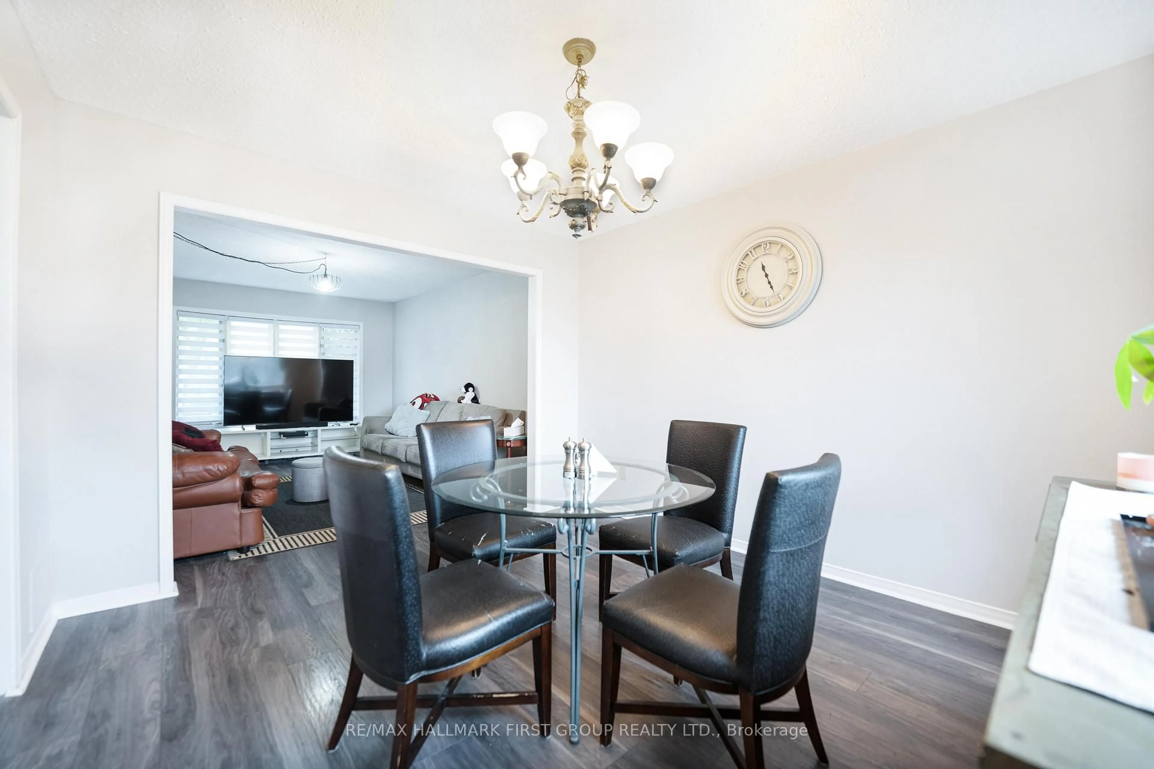Dining room, wood/laminate floor for 1855 New St, Pickering Ontario L1V 3L9
