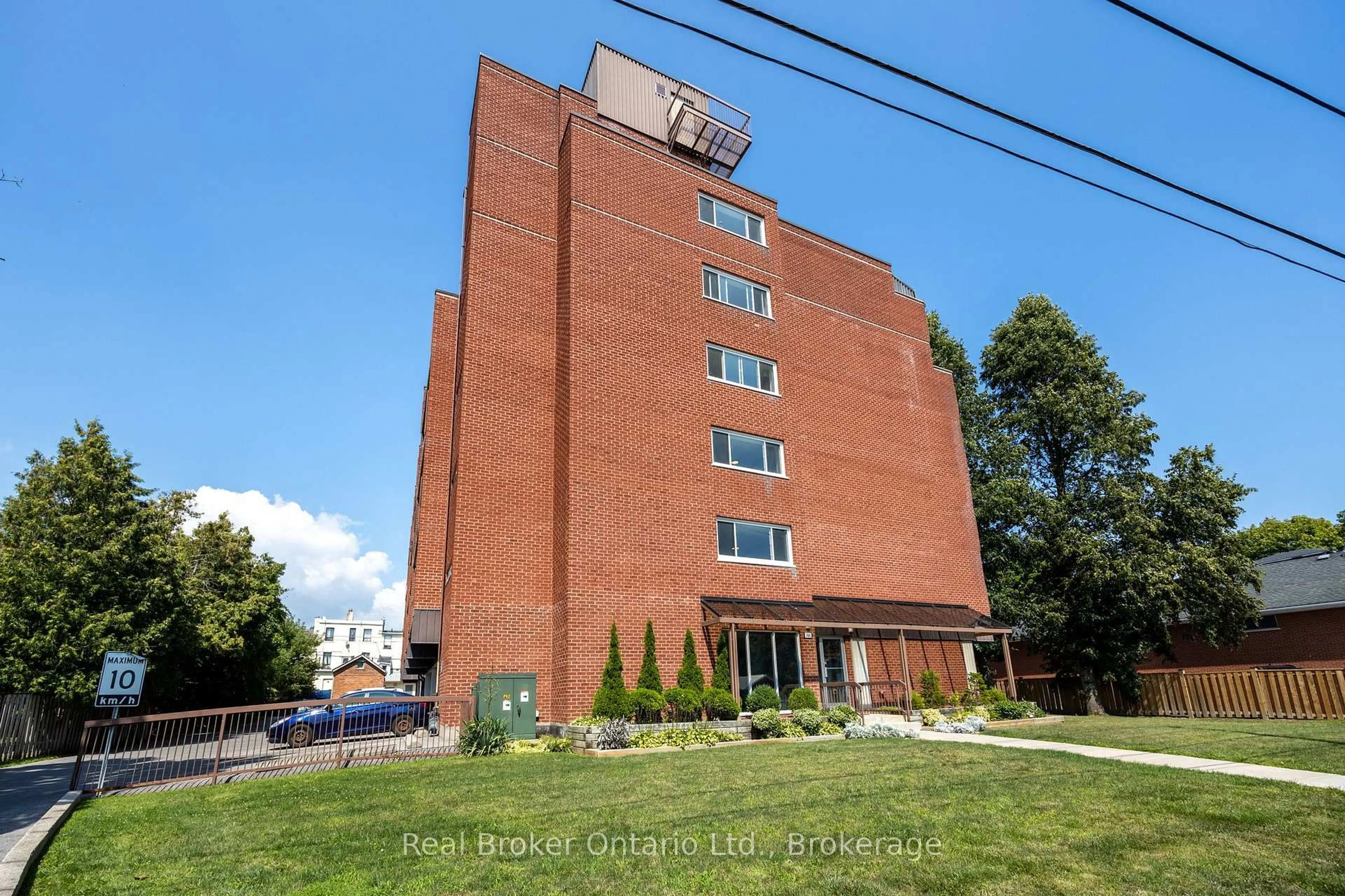 Home with brick exterior material, building for 144 Queen St #504, Clarington Ontario L1C 1M9