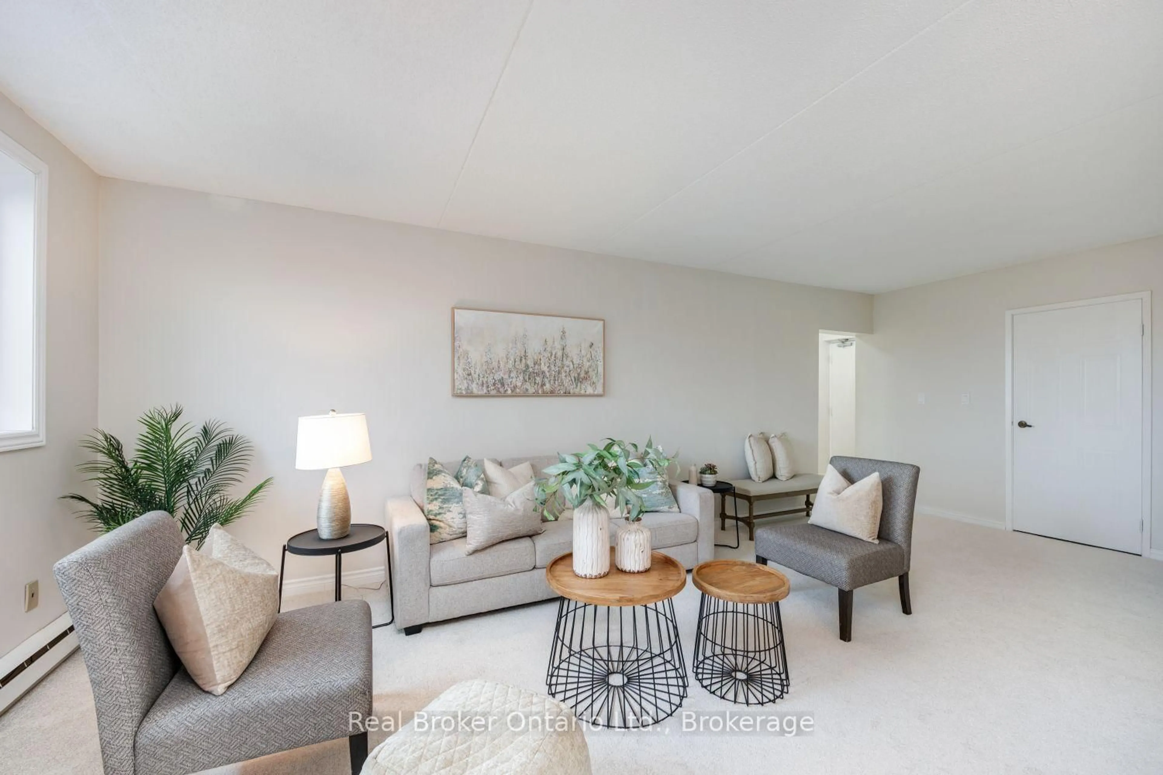 Living room with furniture, unknown for 144 Queen St #504, Clarington Ontario L1C 1M9