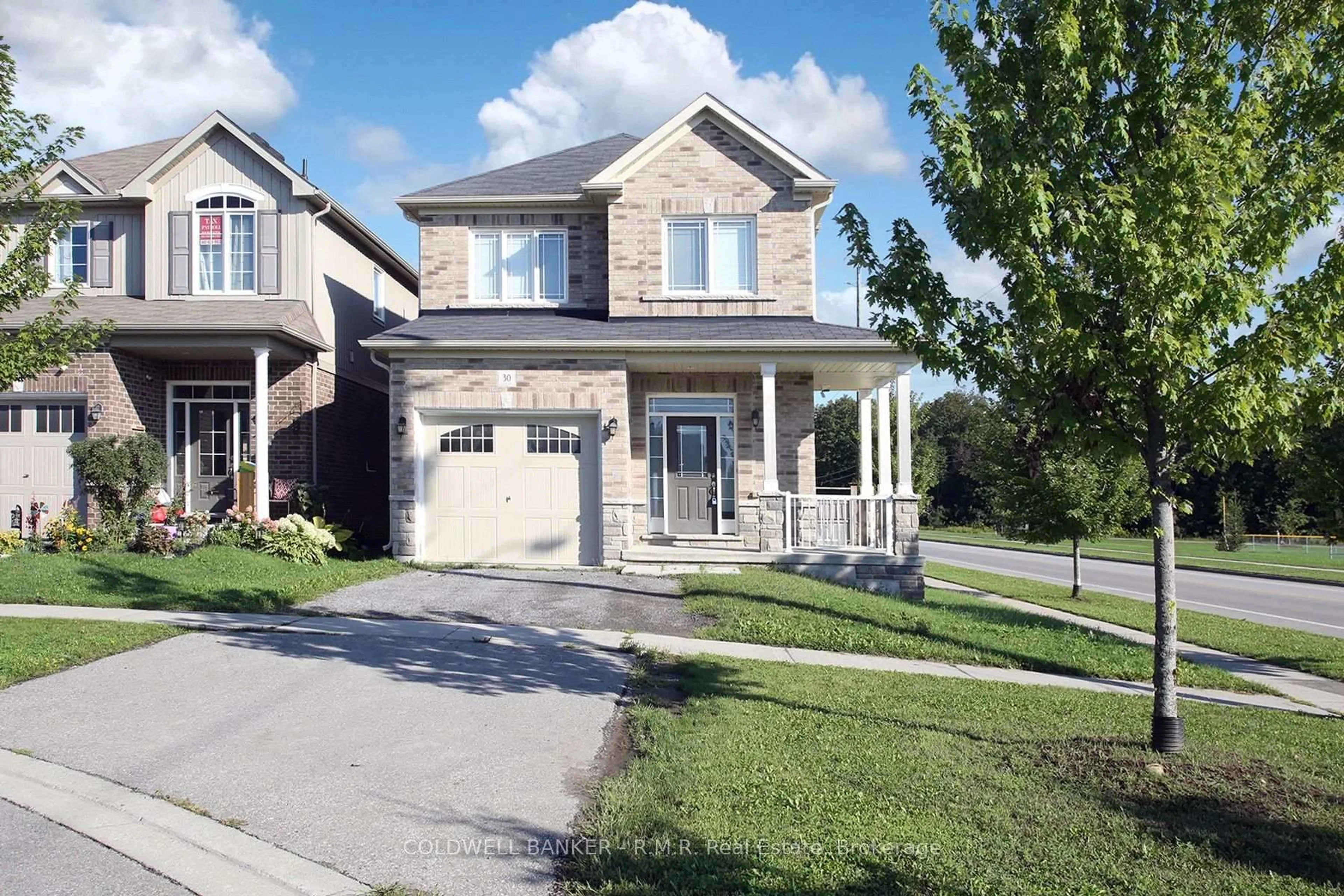 Home with brick exterior material, street for 30 Moses Cres, Clarington Ontario L1C 0T7