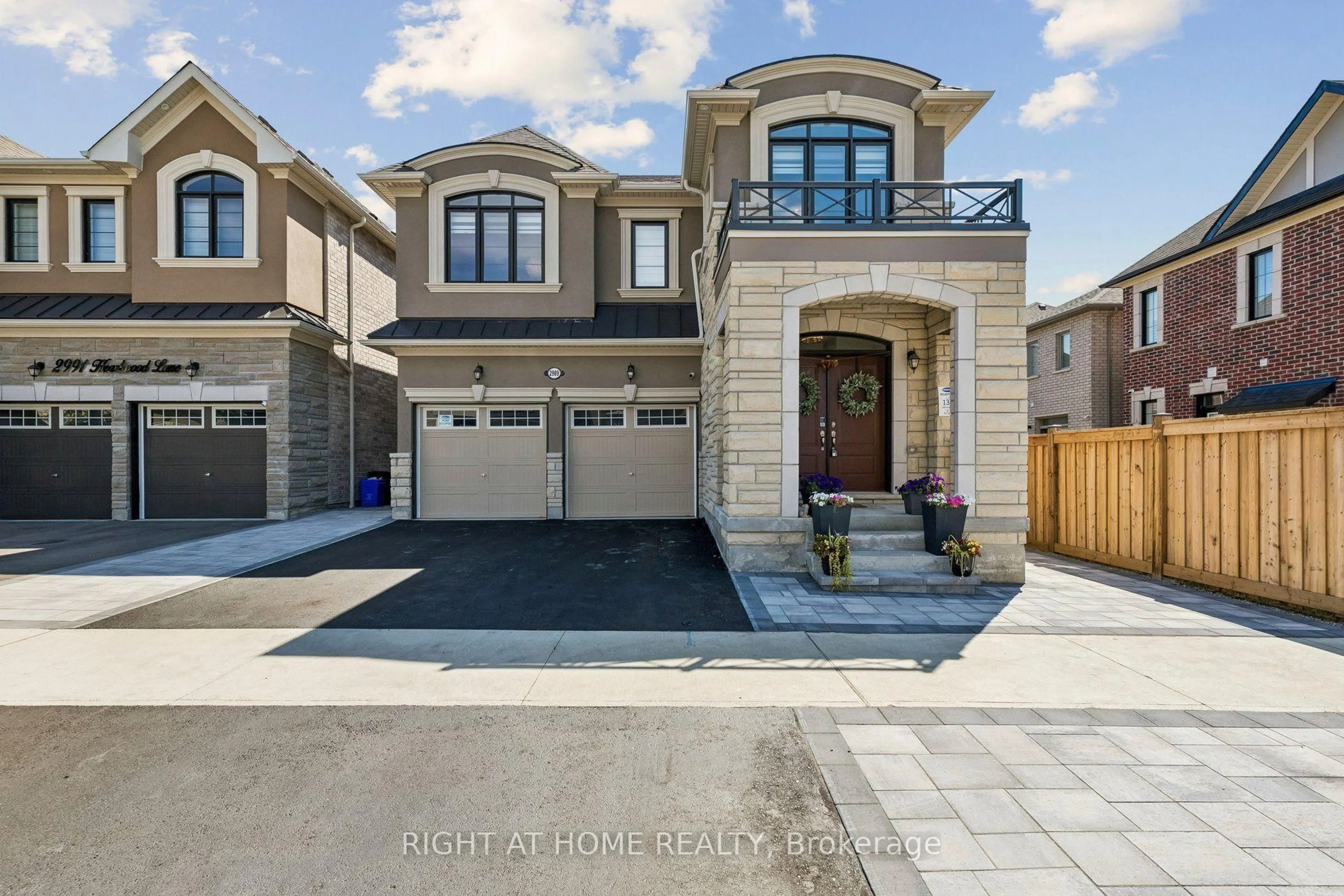 Home with brick exterior material, street for 2989 Heartwood Lane, Pickering Ontario L1X 0P1