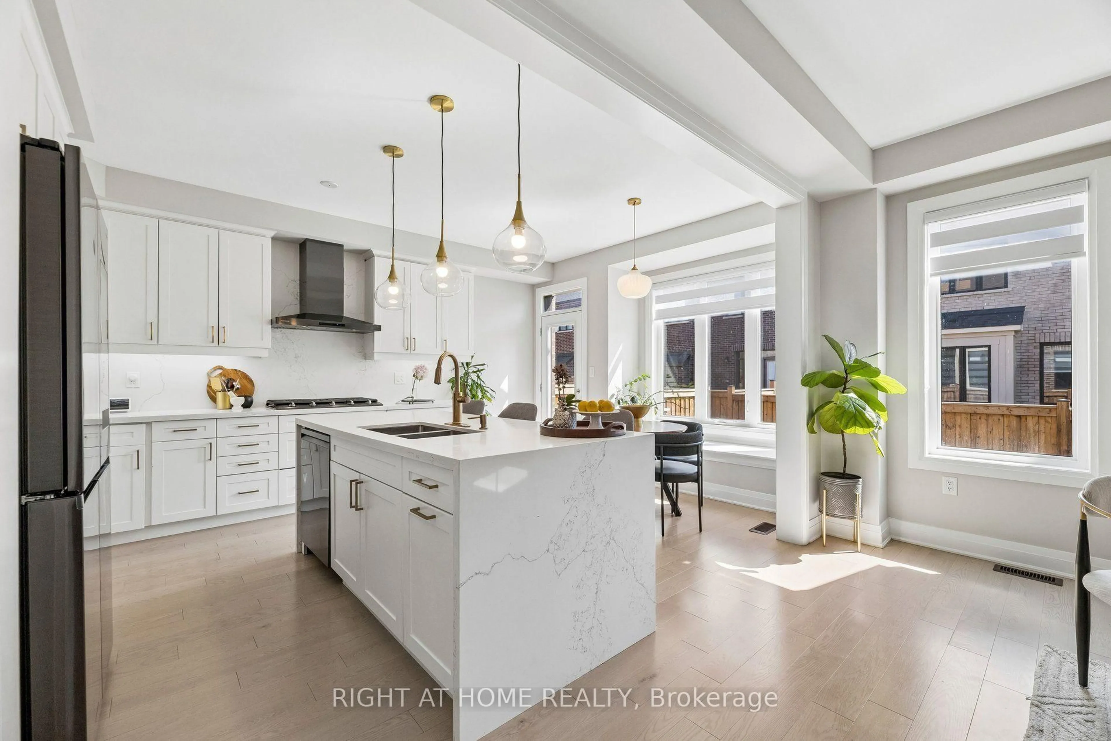 Open concept kitchen, ceramic/tile floor for 2989 Heartwood Lane, Pickering Ontario L1X 0P1