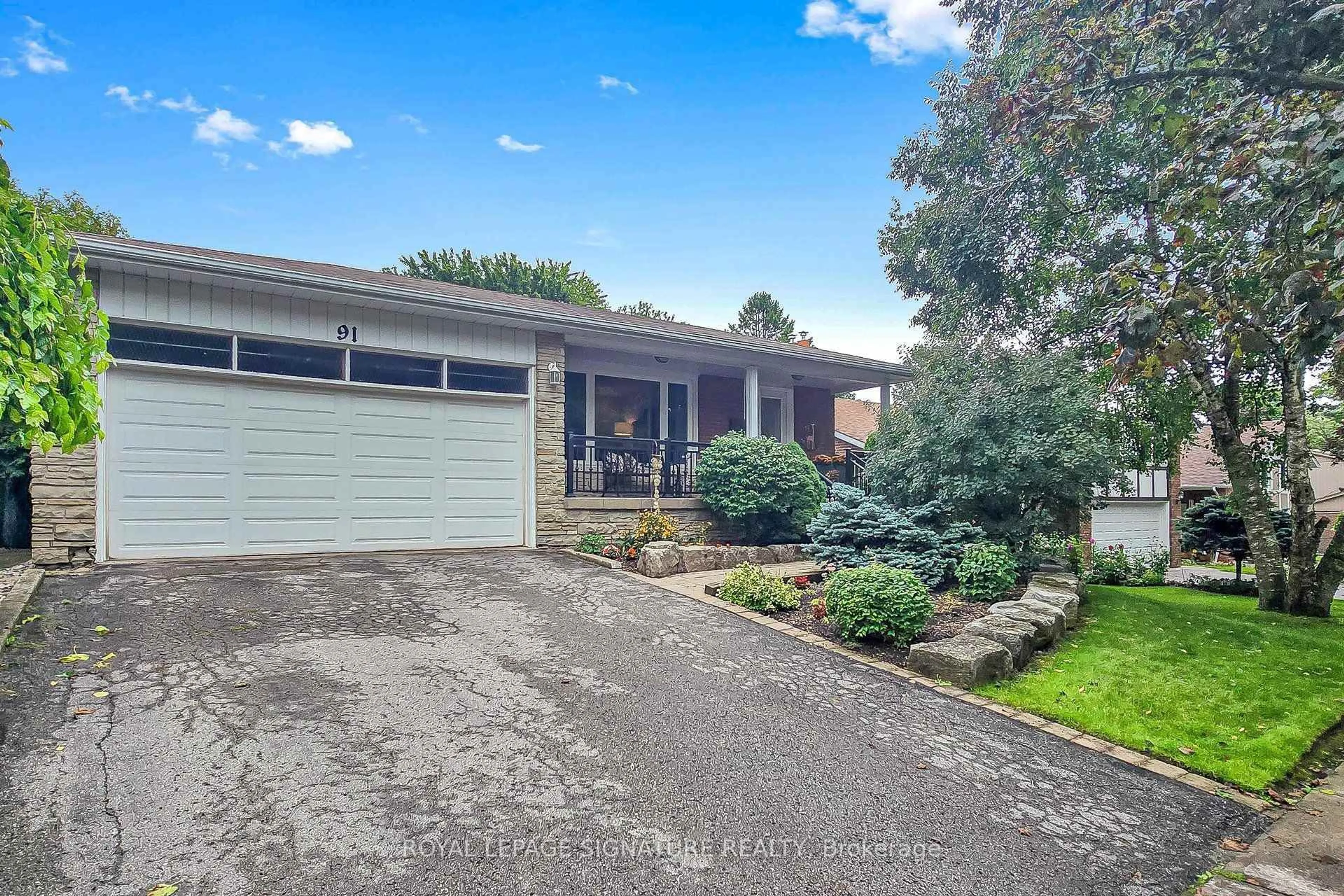 Home with brick exterior material, street for 91 Holmcrest Tr, Toronto Ontario M1C 1V8