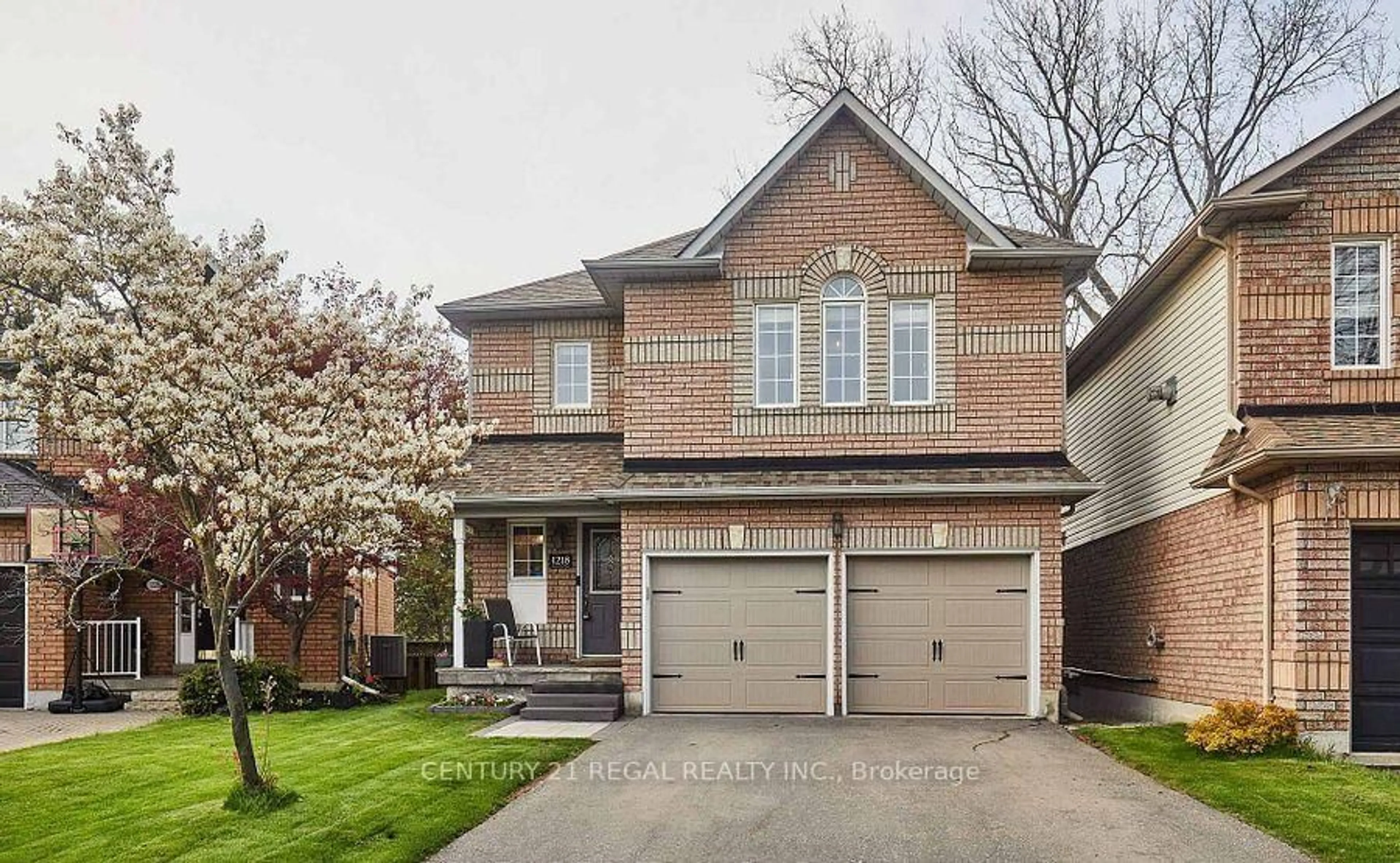 Home with brick exterior material, street for 1218 Monica Cook Pl, Pickering Ontario L1W 4A4